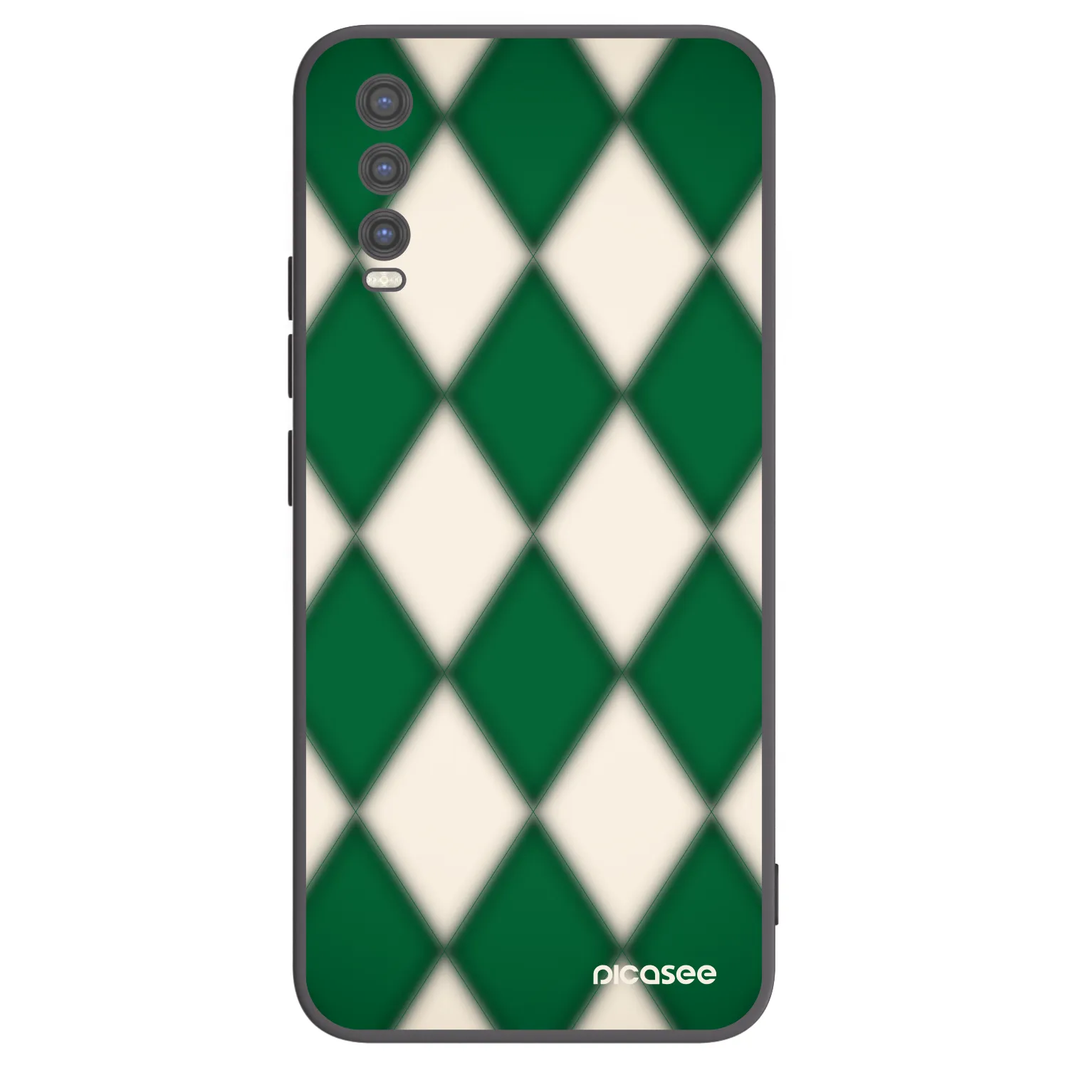 Picasee fekete szilikon tok az alábbi mobiltelefonokra Vivo Y20s - Emerald Diamond