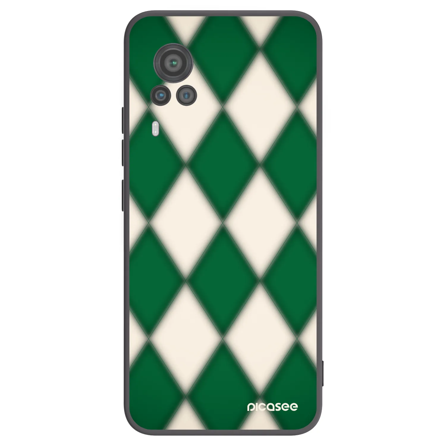 Picasee fekete szilikon tok az alábbi mobiltelefonokra Vivo X60 Pro 5G - Emerald Diamond