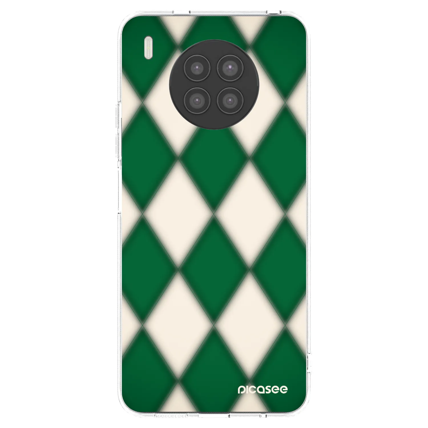 Picasee átlátszó szilikon tok az alábbi mobiltelefonokra Huawei Nova 8i - Emerald Diamond