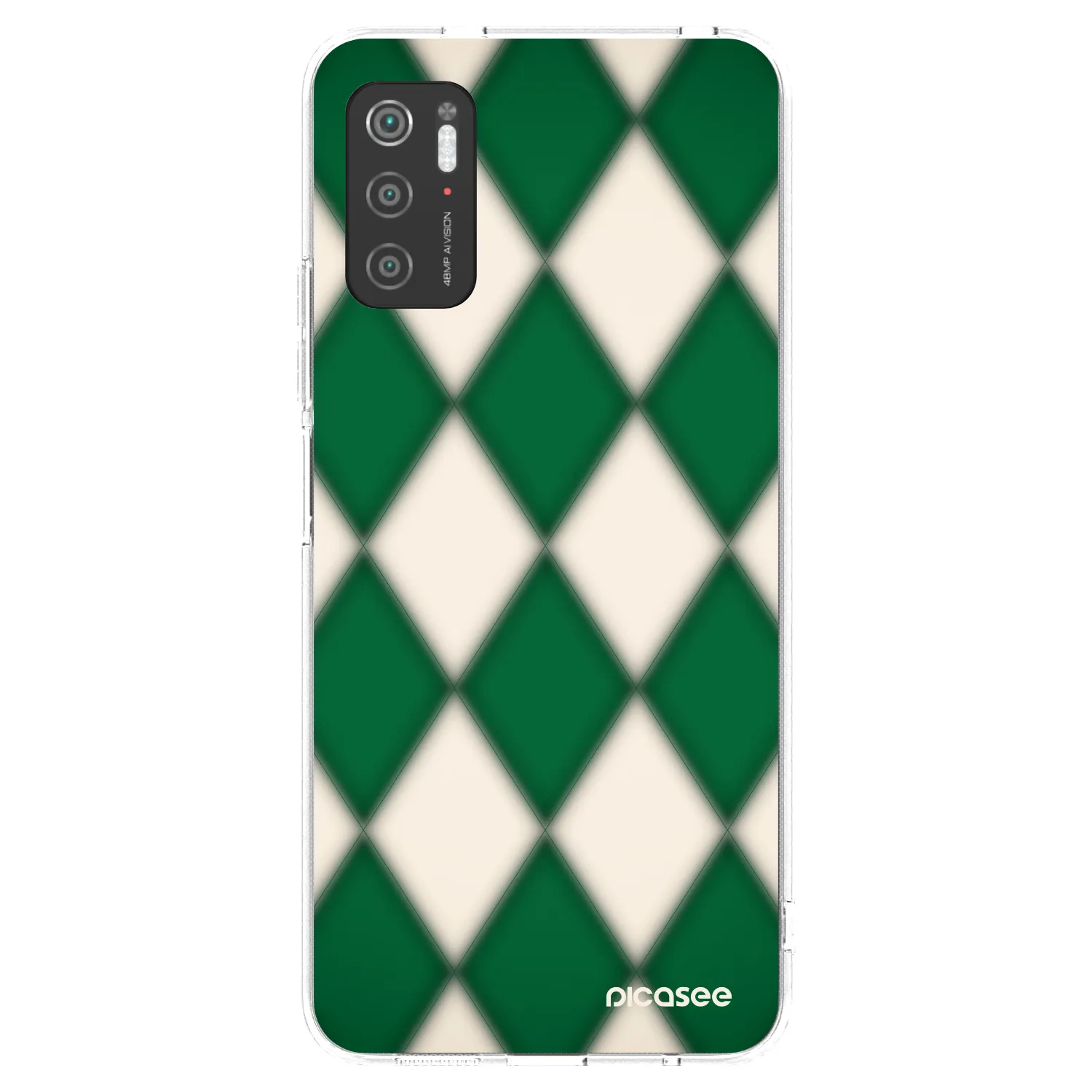 Picasee átlátszó szilikon tok az alábbi mobiltelefonokra Xiaomi Poco M3 Pro 5G - Emerald Diamond
