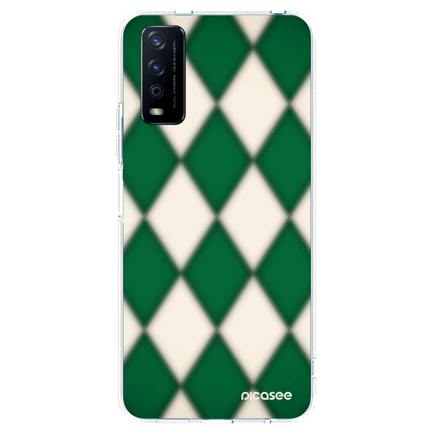 Picasee átlátszó szilikon tok az alábbi mobiltelefonokra Vivo Y11s - Emerald Diamond