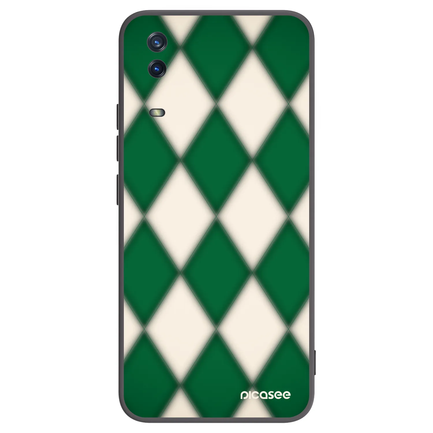 Picasee fekete szilikon tok az alábbi mobiltelefonokra Vivo Y11s - Emerald Diamond