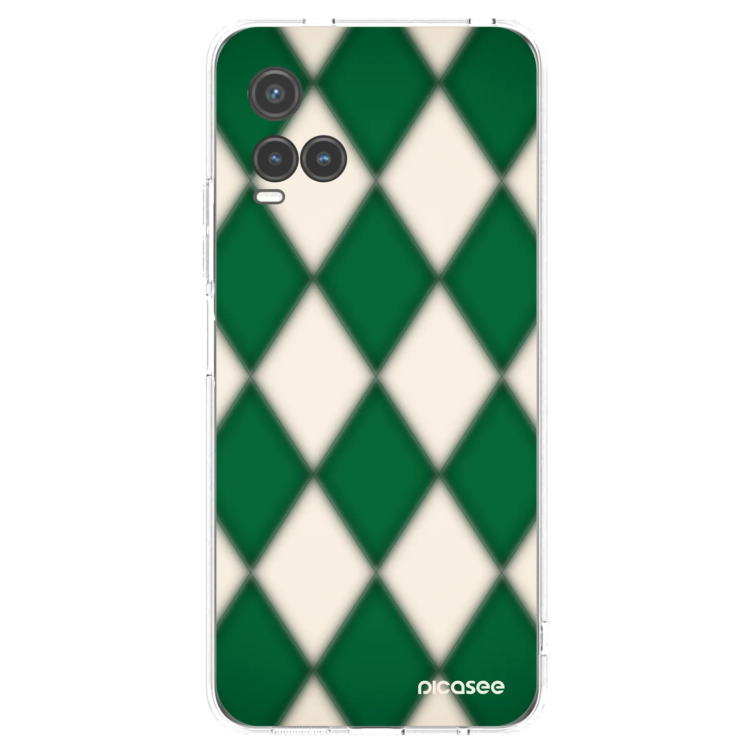 Picasee átlátszó szilikon tok az alábbi mobiltelefonokra Vivo Y33s - Emerald Diamond