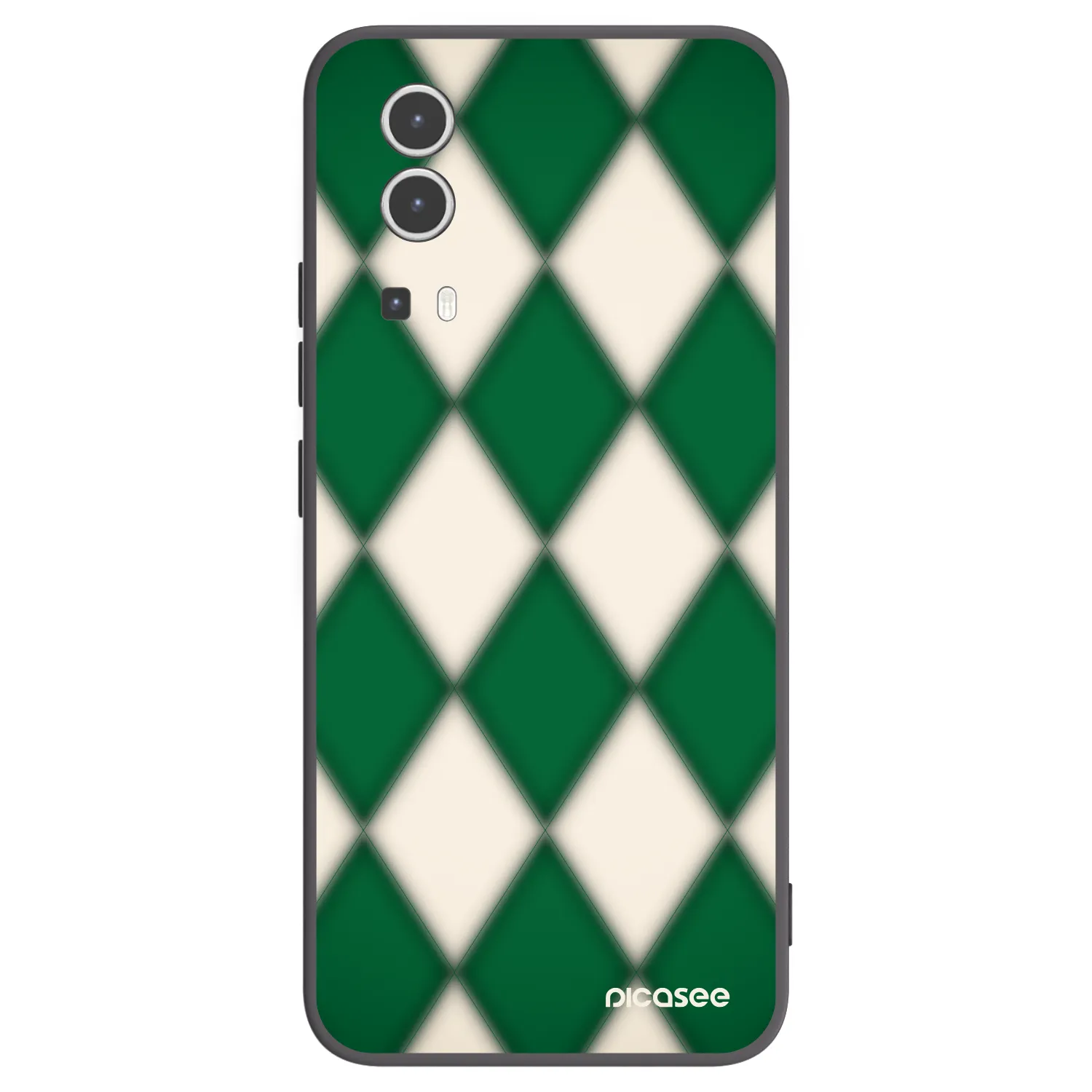Picasee fekete szilikon tok az alábbi mobiltelefonokra Vivo Y72 5G - Emerald Diamond
