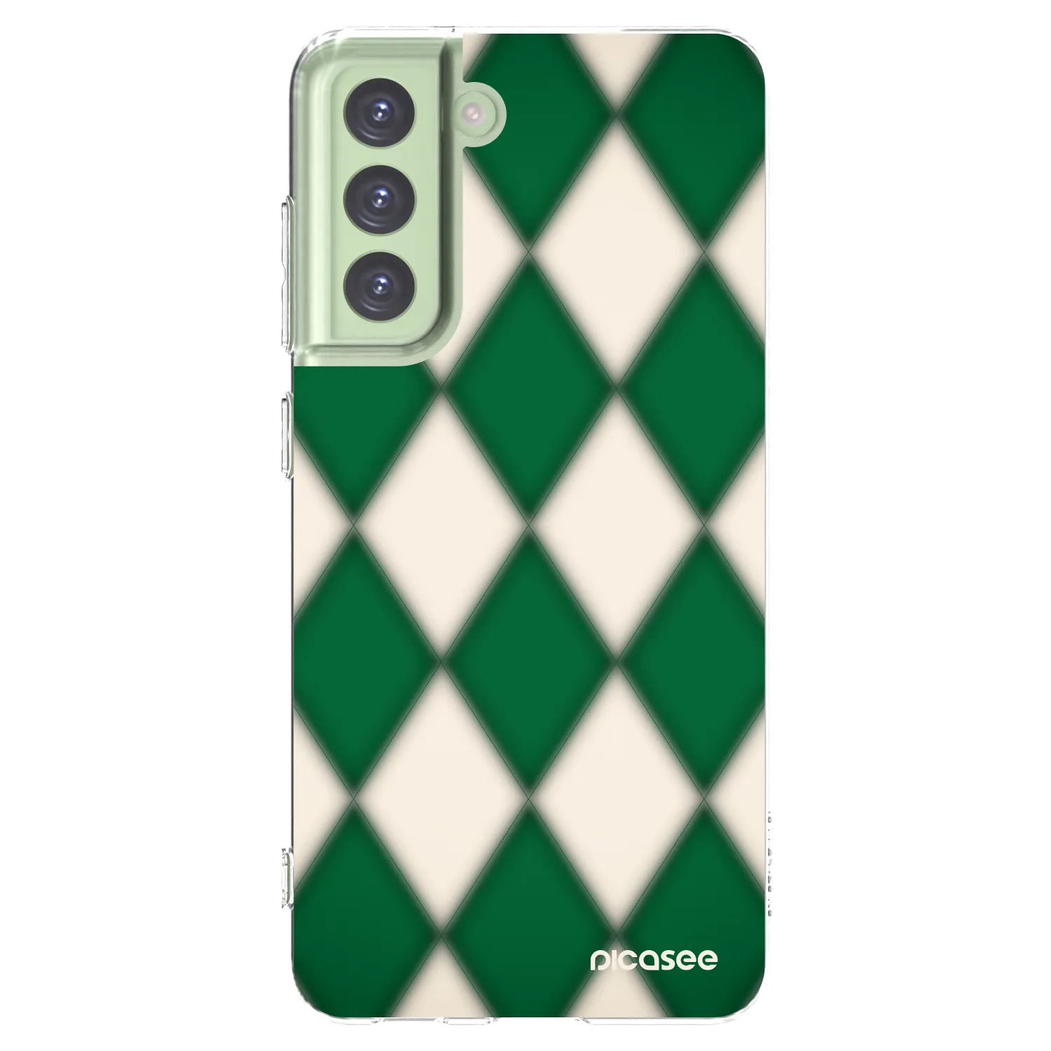 Picasee átlátszó szilikon tok az alábbi mobiltelefonokra Samsung Galaxy S21 FE 5G - Emerald Diamond