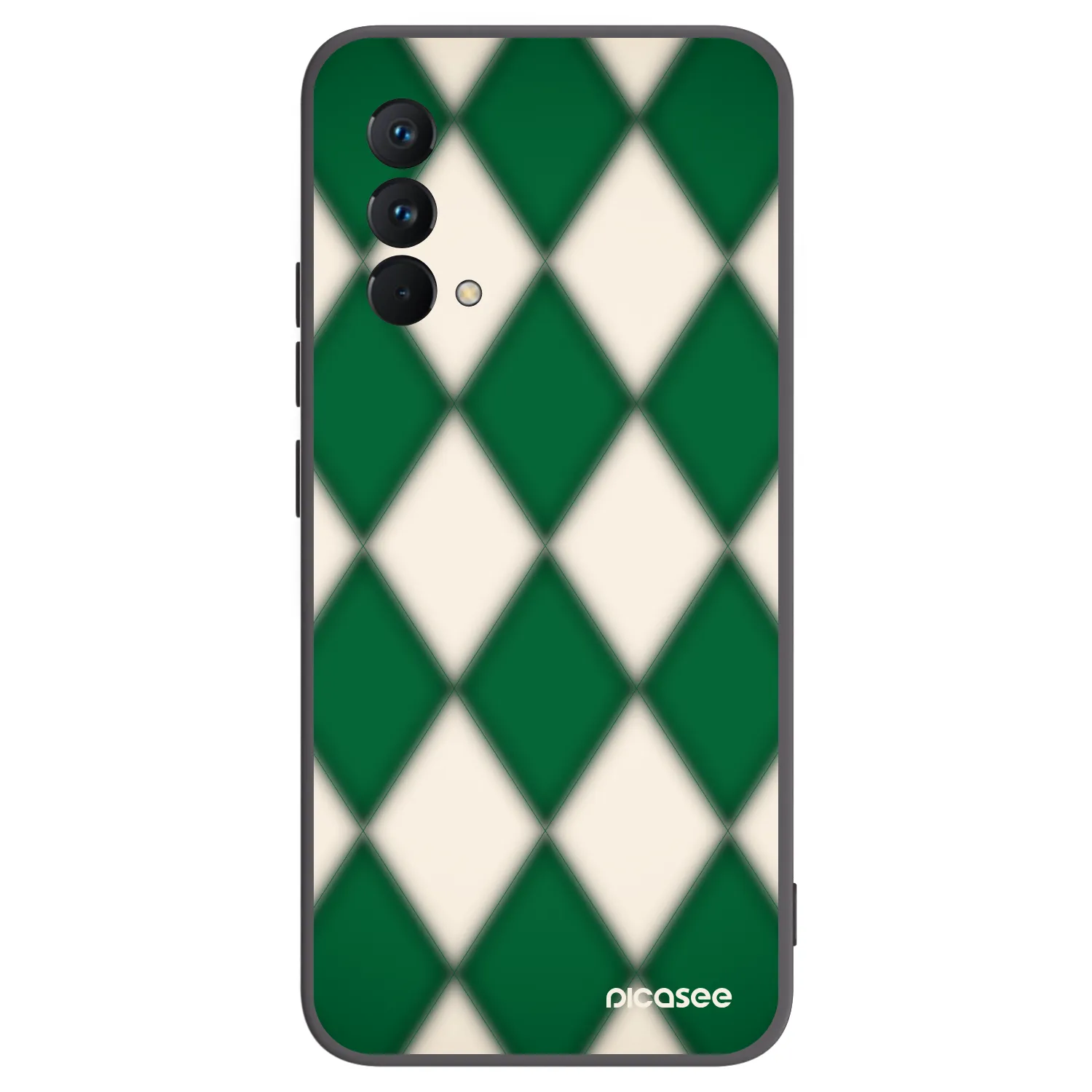 Picasee fekete szilikon tok az alábbi mobiltelefonokra Realme GT Master Edition 5G - Emerald Diamond