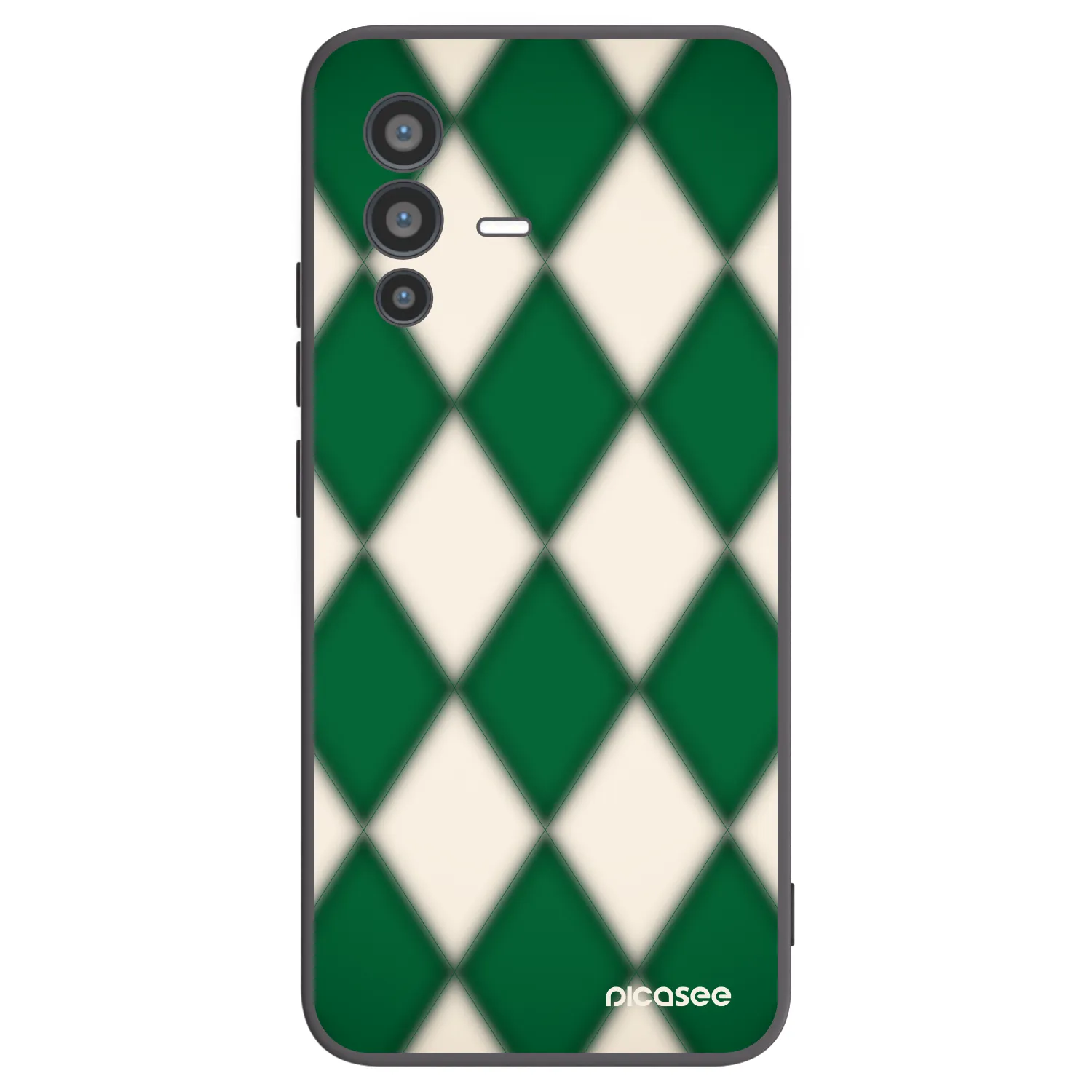 Picasee fekete szilikon tok az alábbi mobiltelefonokra Vivo V23 5G - Emerald Diamond