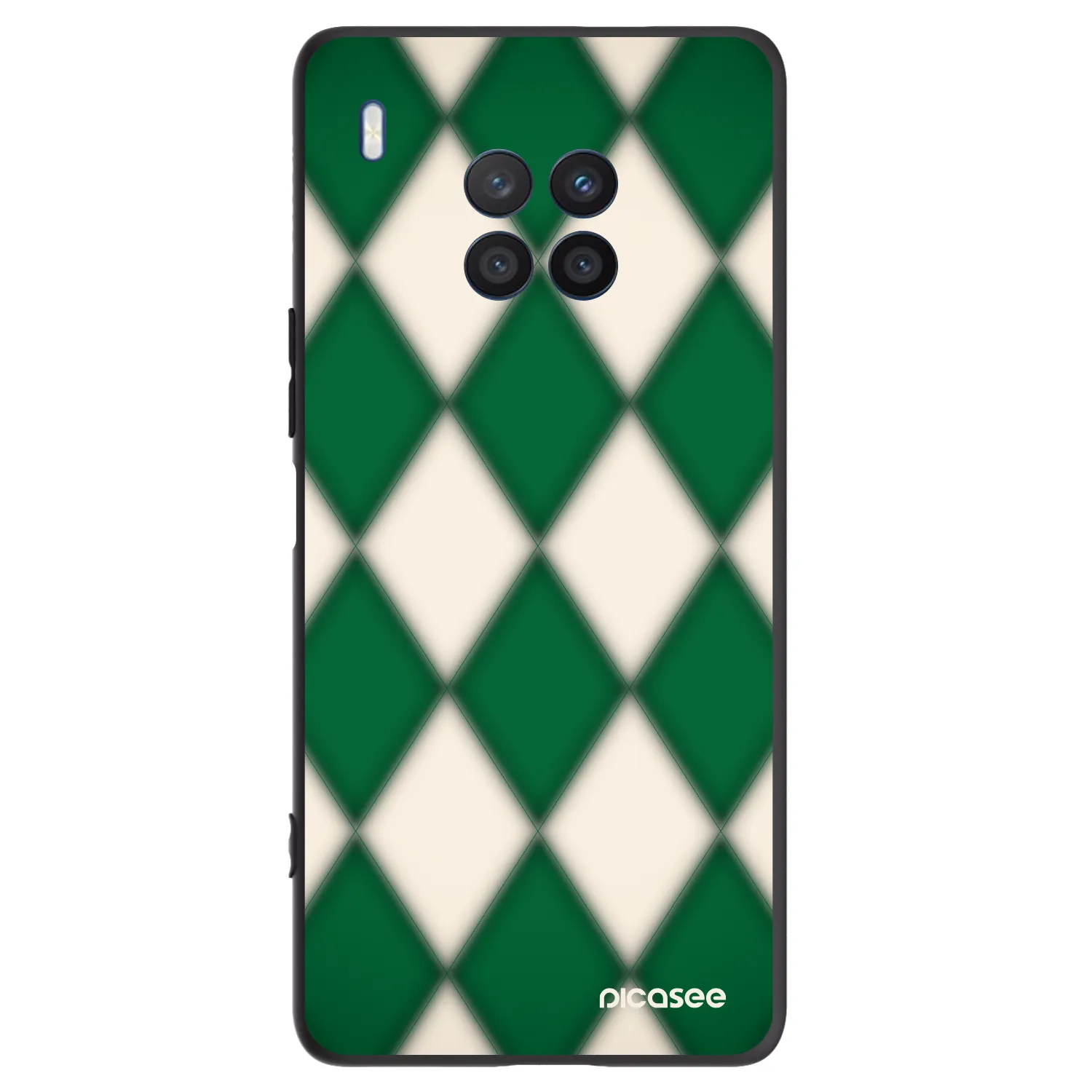 Picasee fekete szilikon tok az alábbi mobiltelefonokra Honor 50 Lite - Emerald Diamond
