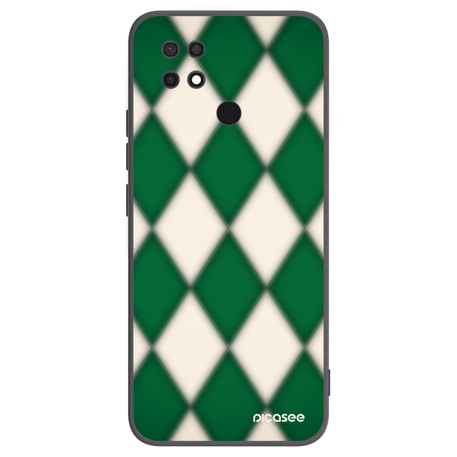 Picasee fekete szilikon tok az alábbi mobiltelefonokra Xiaomi Redmi 10C - Emerald Diamond