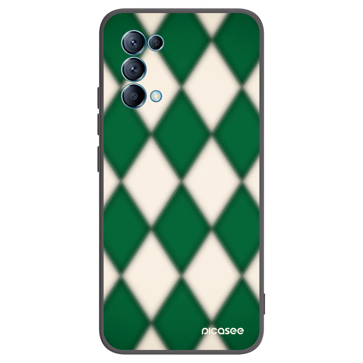 Picasee fekete szilikon tok az alábbi mobiltelefonokra OPPO Reno 5 5G - Emerald Diamond