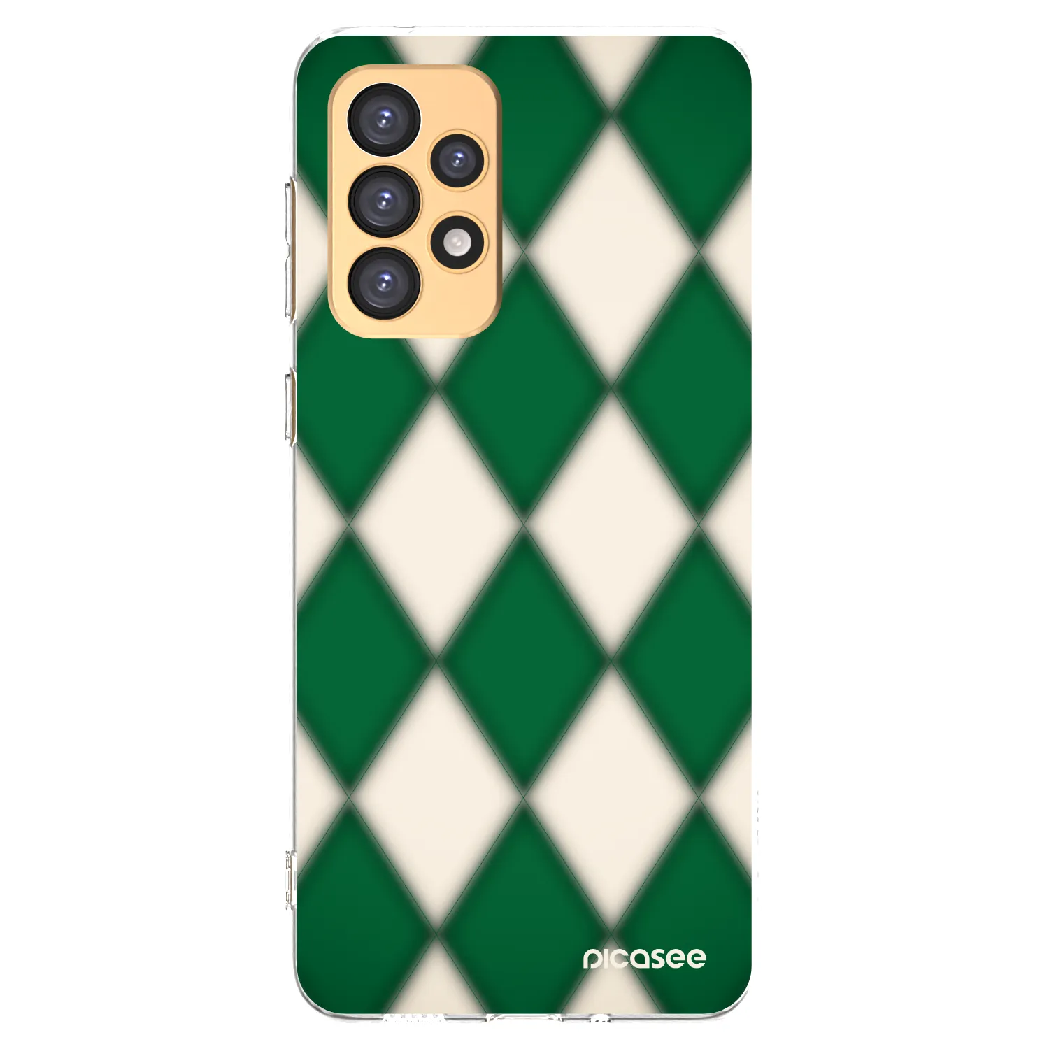 Picasee átlátszó szilikon tok az alábbi mobiltelefonokra Samsung Galaxy A33 5G A336 - Emerald Diamond