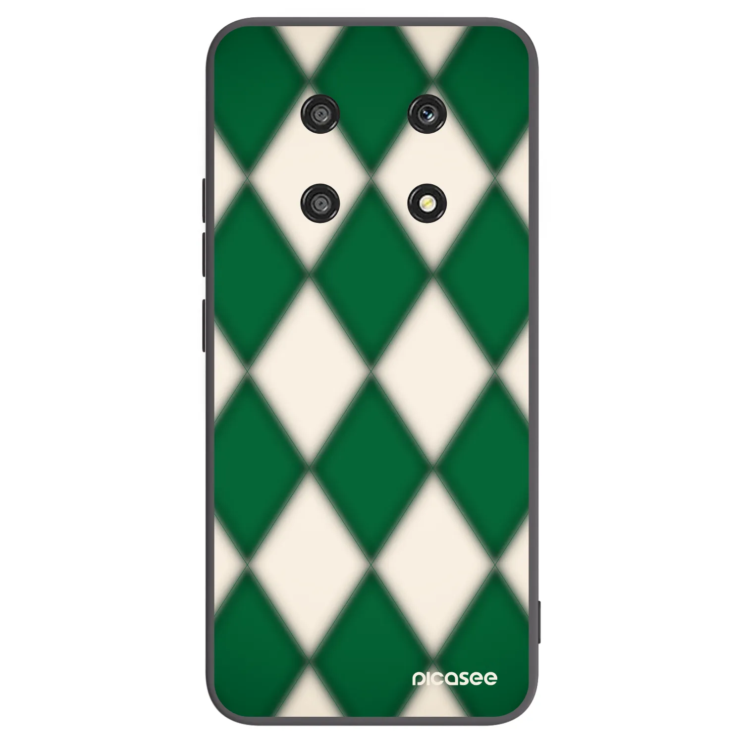 Picasee fekete szilikon tok az alábbi mobiltelefonokra Honor Magic4 Lite 5G - Emerald Diamond