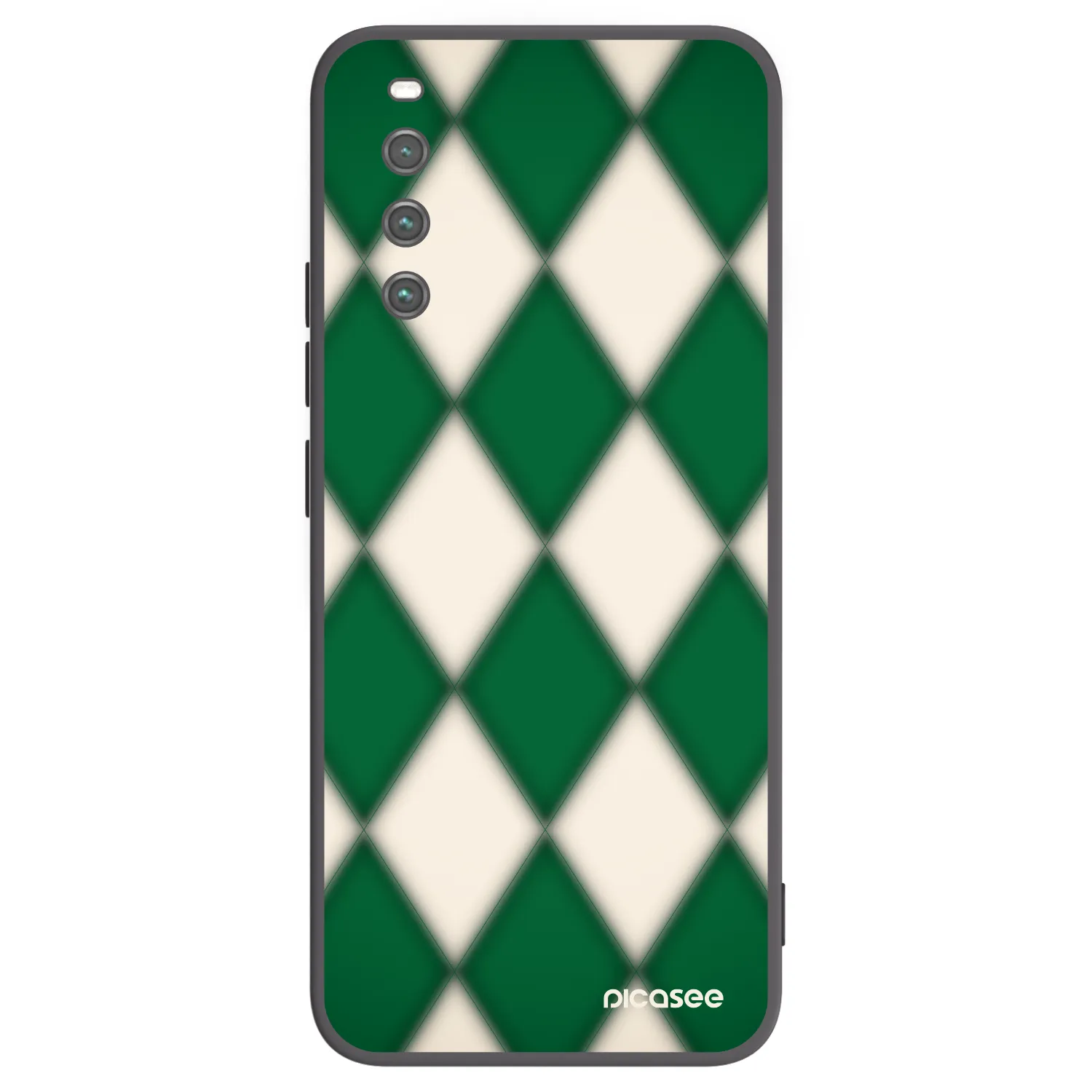 Picasee fekete szilikon tok az alábbi mobiltelefonokra Sony Xperia 10 IV 5G - Emerald Diamond