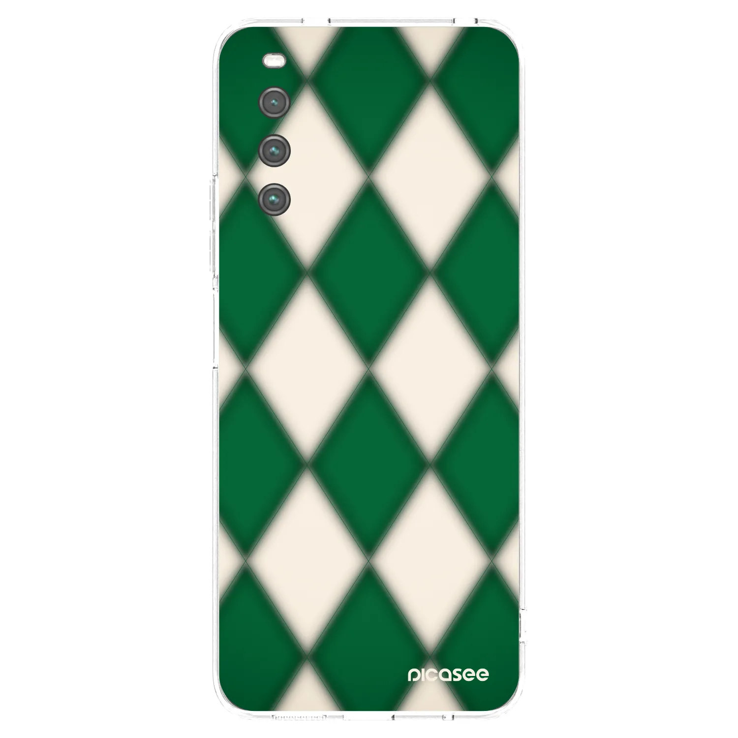 Picasee átlátszó szilikon tok az alábbi mobiltelefonokra Sony Xperia 10 IV 5G - Emerald Diamond