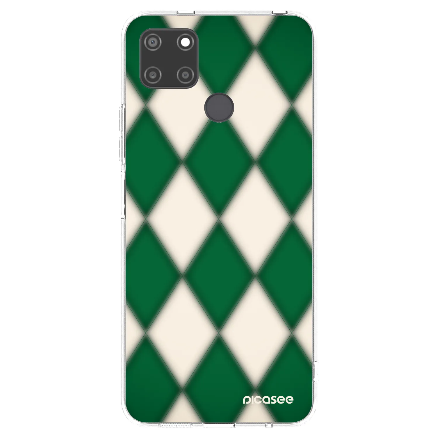 Picasee átlátszó szilikon tok az alábbi mobiltelefonokra Realme C21Y - Emerald Diamond