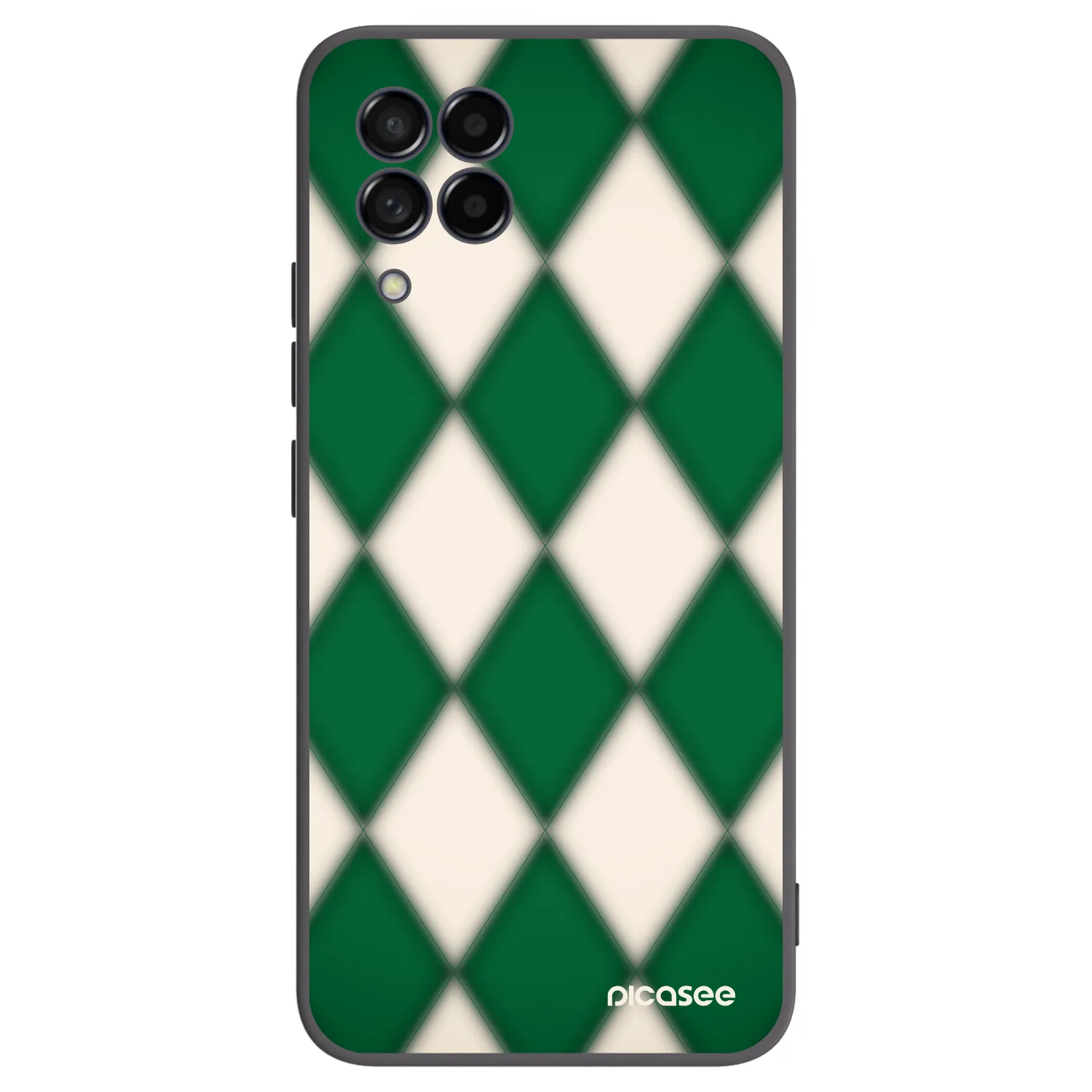 Picasee fekete szilikon tok az alábbi mobiltelefonokra Samsung Galaxy M53 5G - Emerald Diamond