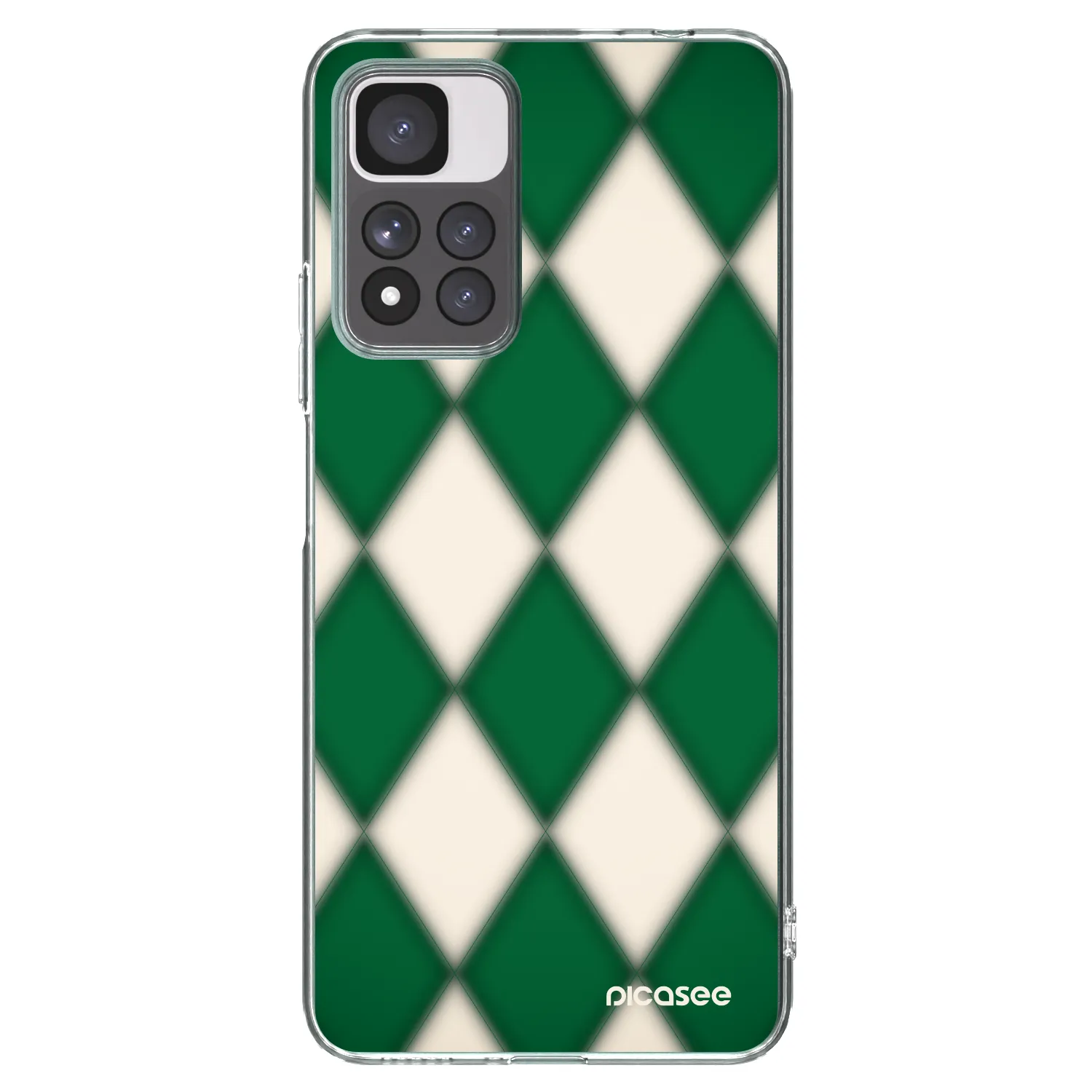 Picasee átlátszó szilikon tok az alábbi mobiltelefonokra Xiaomi Redmi Note 11 Pro+ 5G - Emerald Diamond