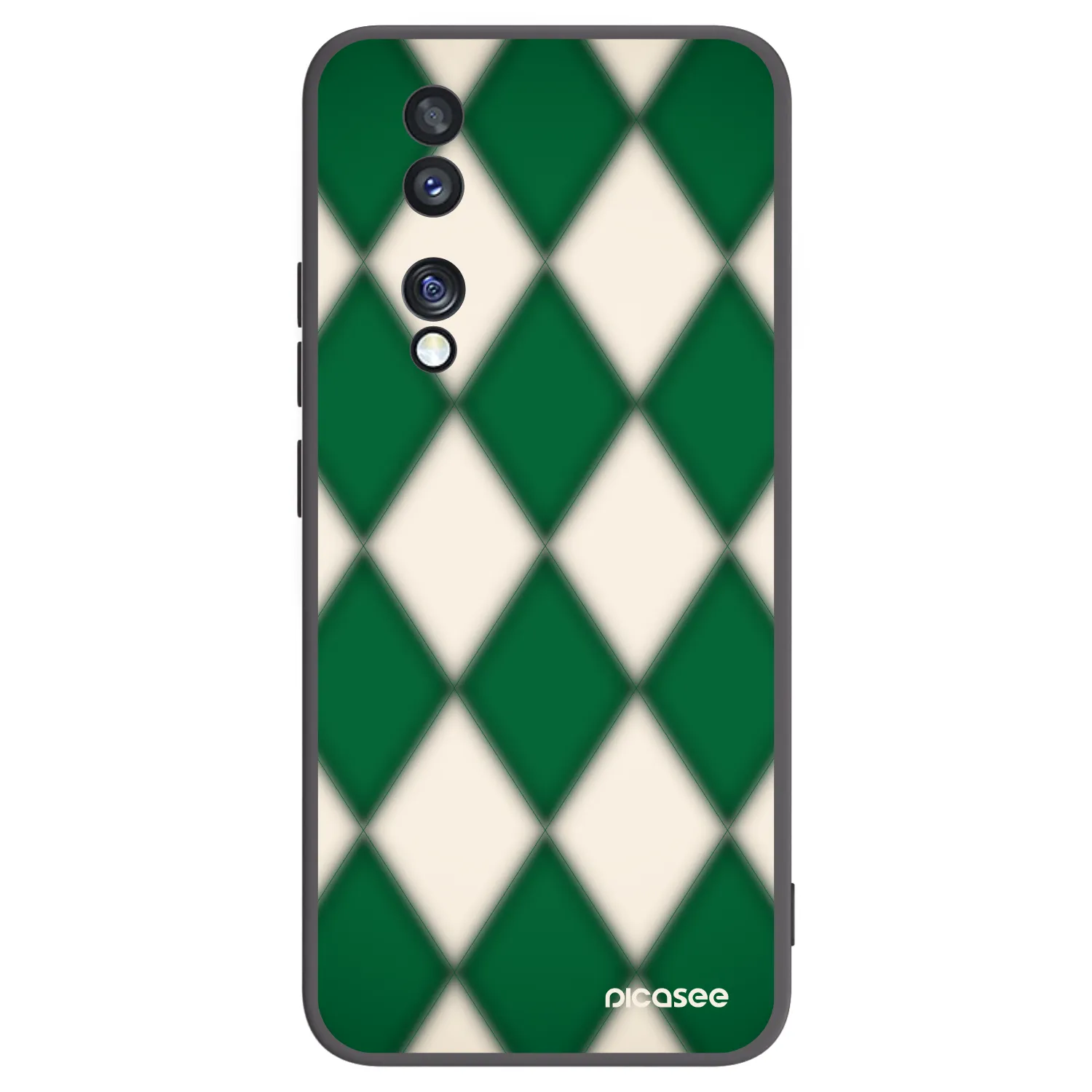 Picasee fekete szilikon tok az alábbi mobiltelefonokra Honor 70 - Emerald Diamond