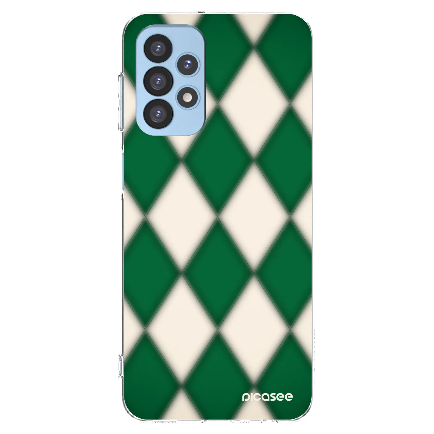 Picasee átlátszó szilikon tok az alábbi mobiltelefonokra Samsung Galaxy A23 A235F 4G - Emerald Diamond