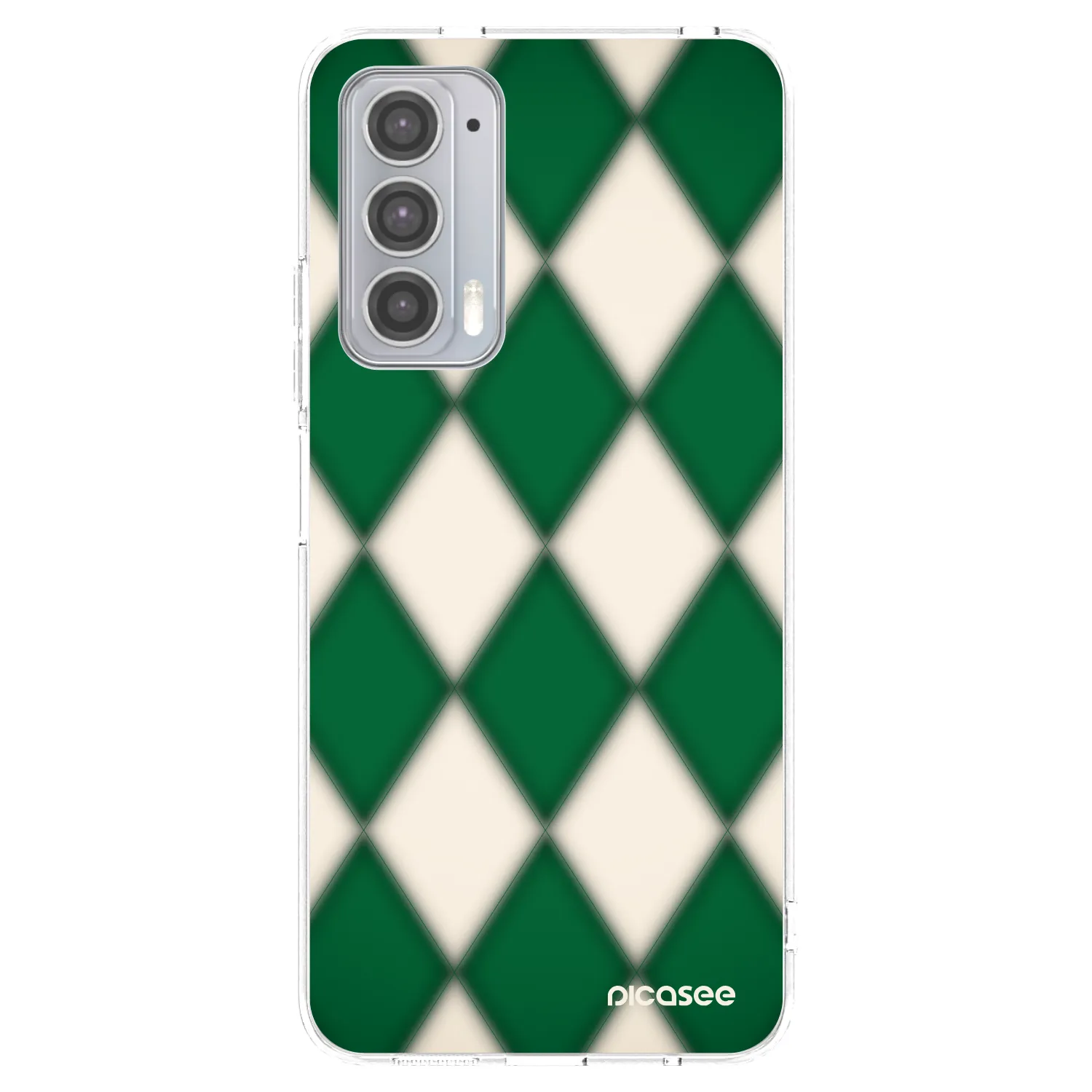 Picasee átlátszó szilikon tok az alábbi mobiltelefonokra Motorola Edge 20 - Emerald Diamond