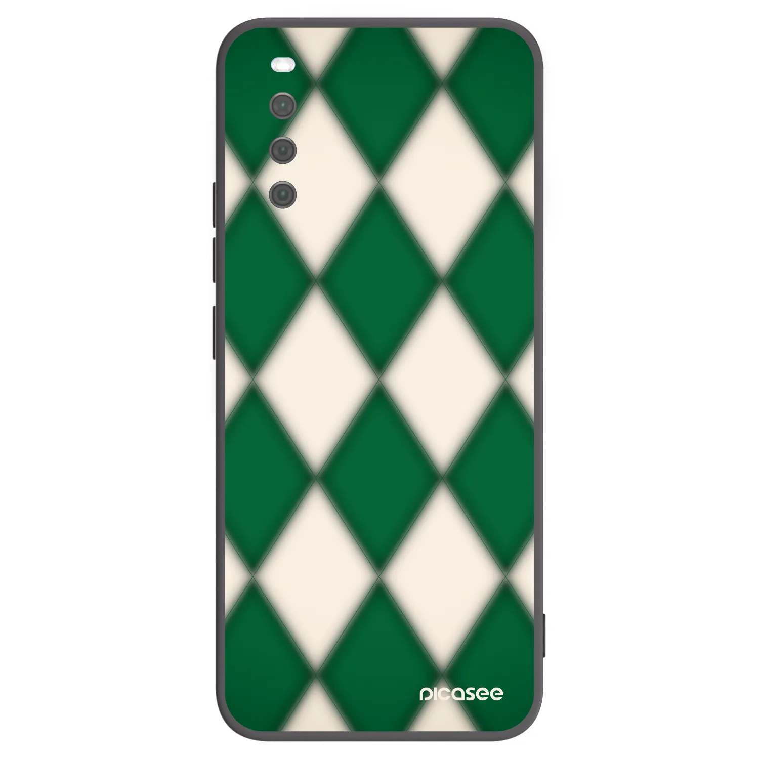 Picasee fekete szilikon tok az alábbi mobiltelefonokra Sony Xperia 10 III - Emerald Diamond