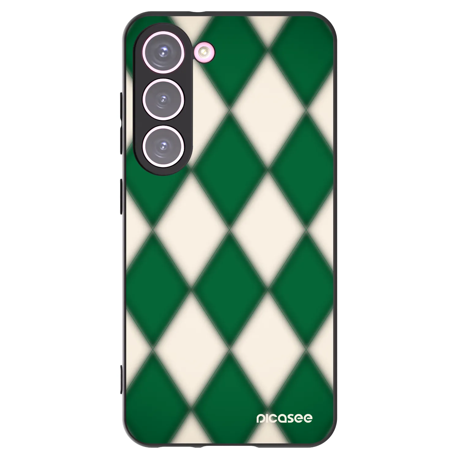 Picasee fekete szilikon tok az alábbi mobiltelefonokra Samsung Galaxy S23 5G - Emerald Diamond