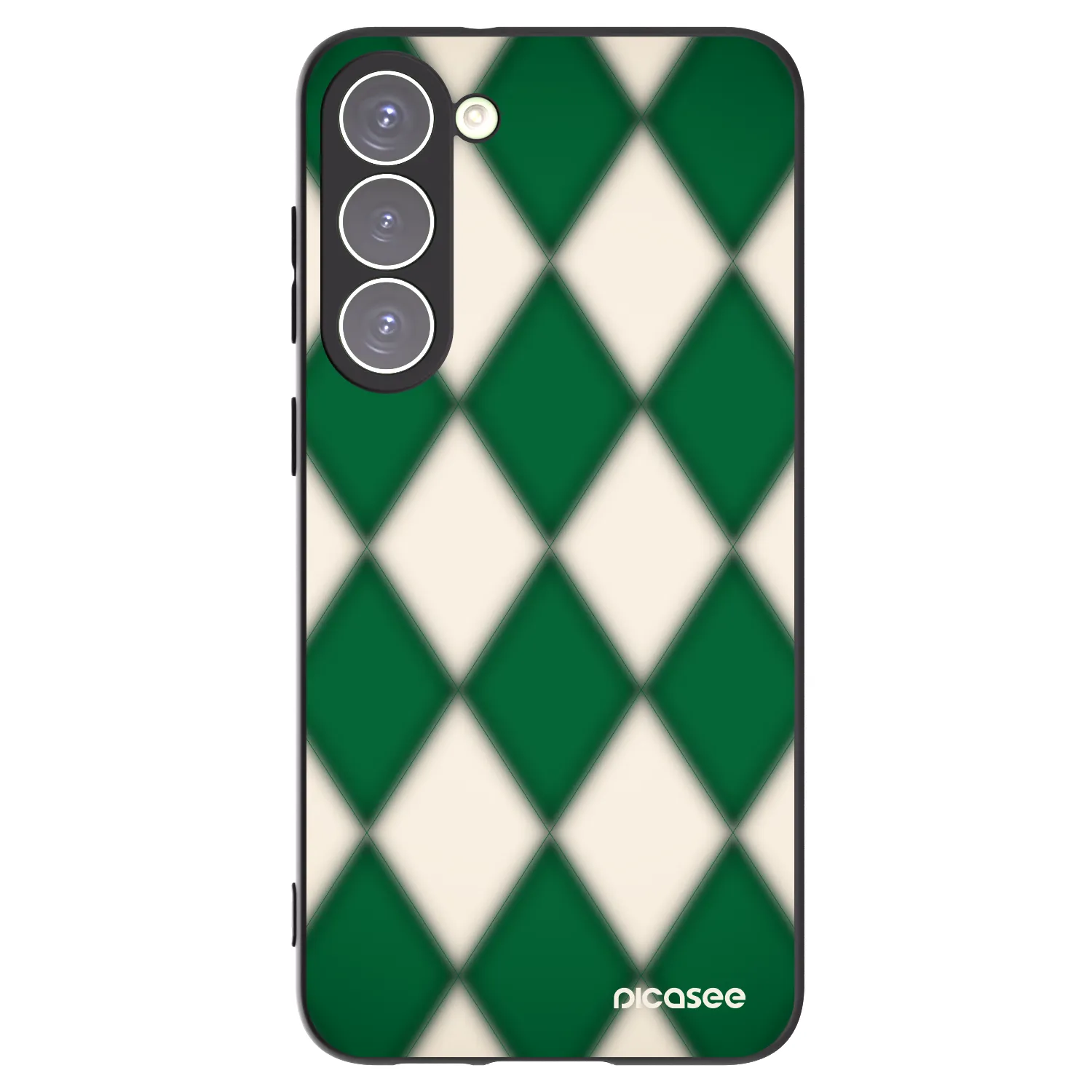 Picasee fekete szilikon tok az alábbi mobiltelefonokra Samsung Galaxy S23+ 5G - Emerald Diamond