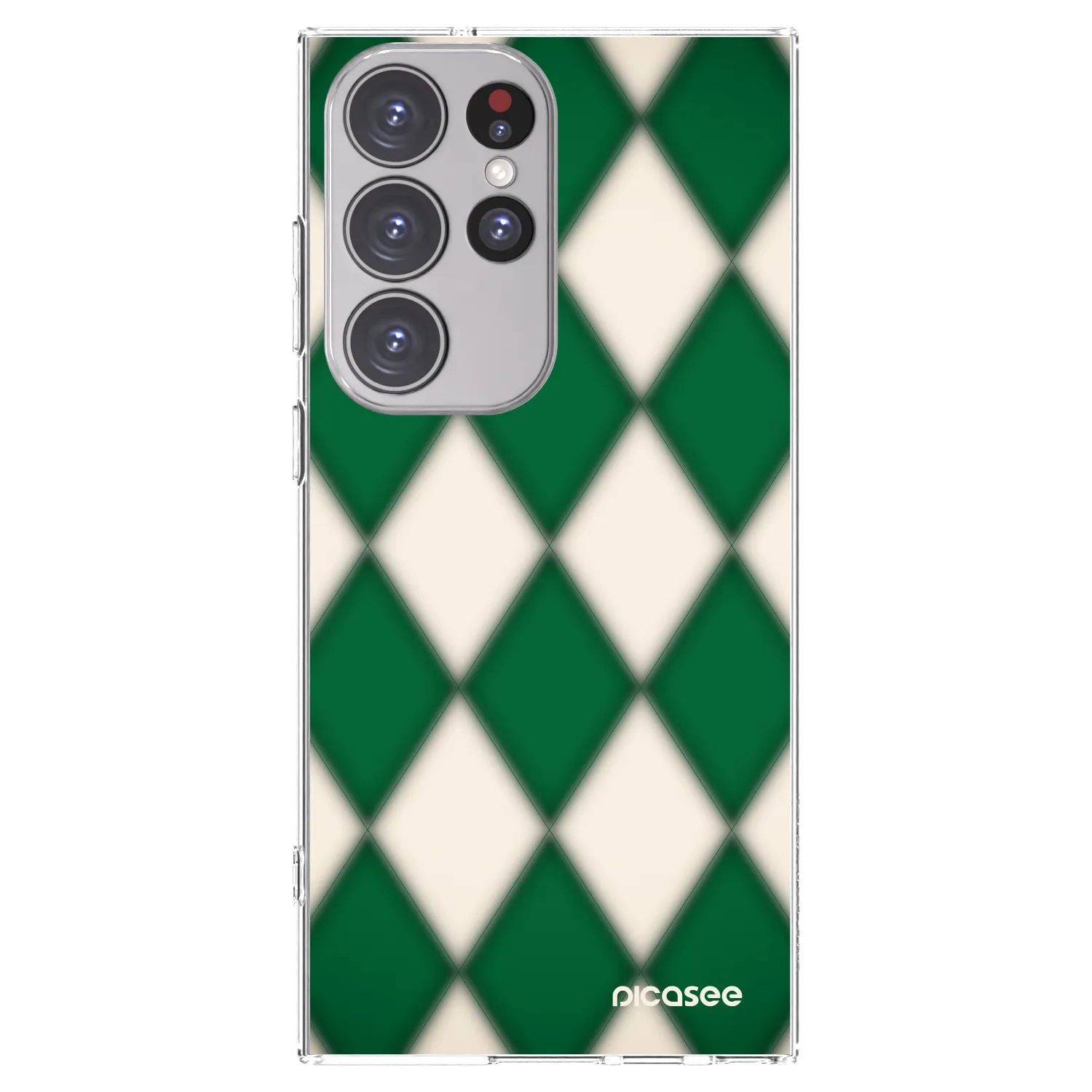 Picasee átlátszó szilikon tok az alábbi mobiltelefonokra Samsung Galaxy S23 Ultra 5G - Emerald Diamond