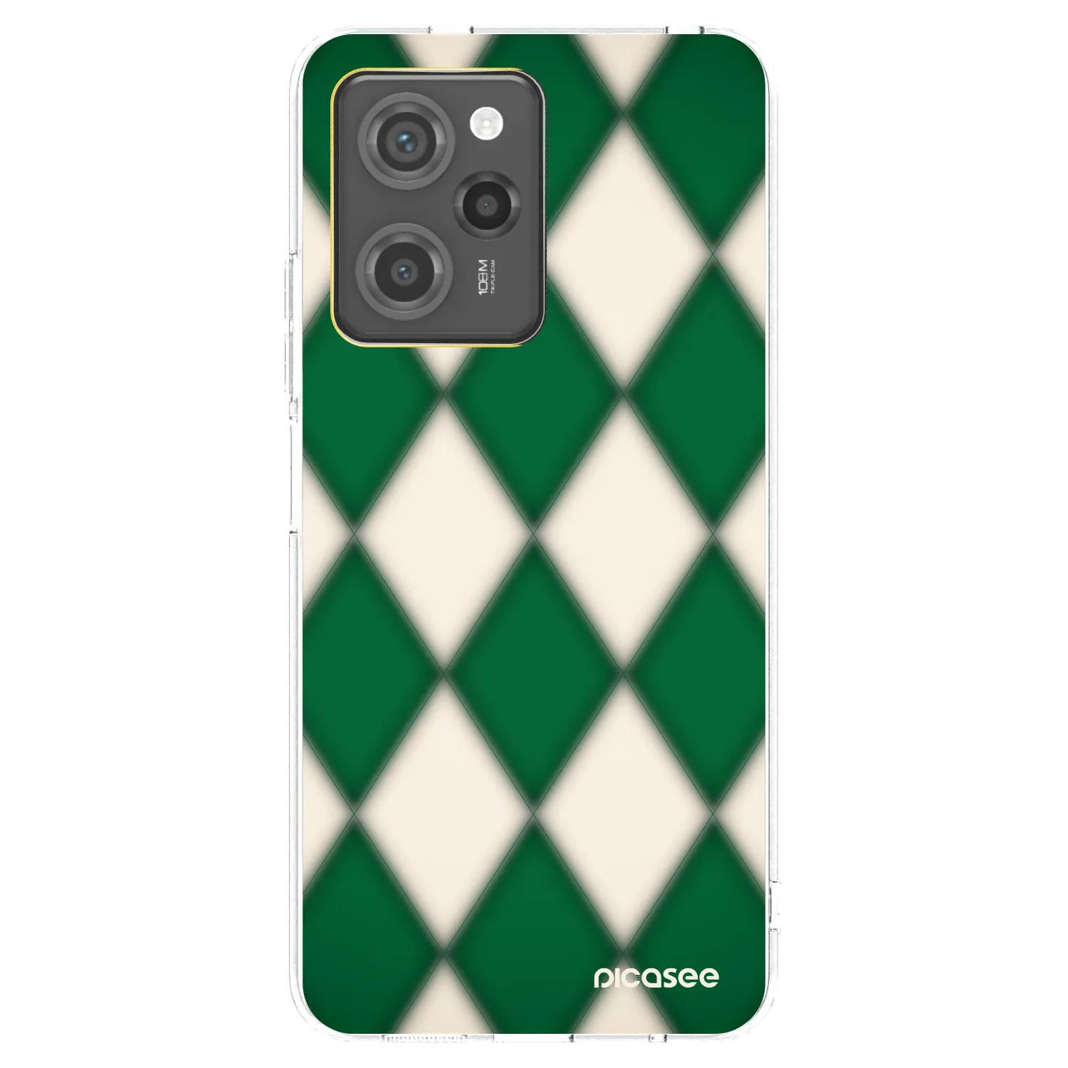 Picasee fekete szilikon tok az alábbi mobiltelefonokra Xiaomi Poco X5 Pro - Emerald Diamond