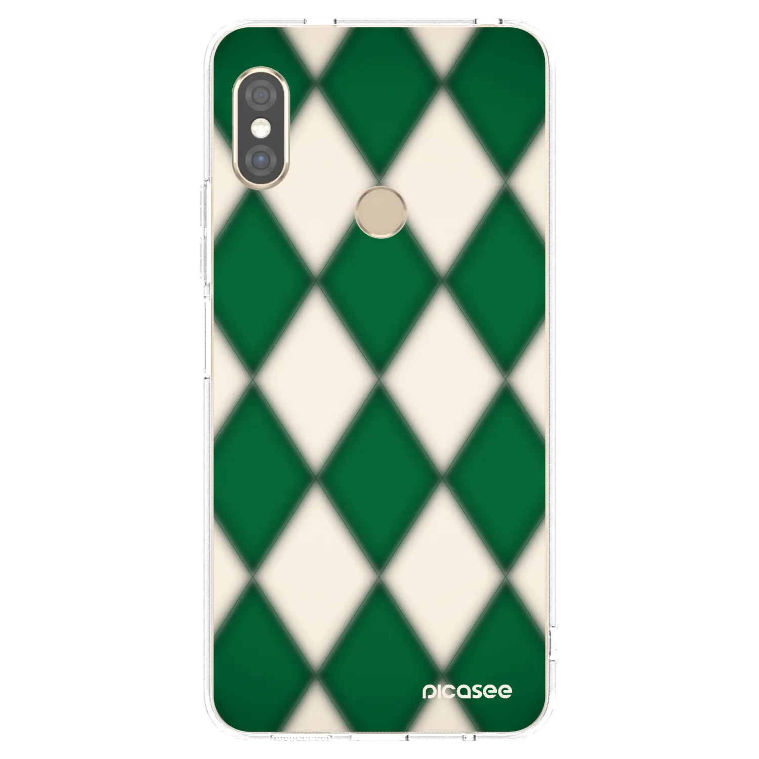 Picasee átlátszó szilikon tok az alábbi mobiltelefonokra Xiaomi Redmi Note 5 Global - Emerald Diamond