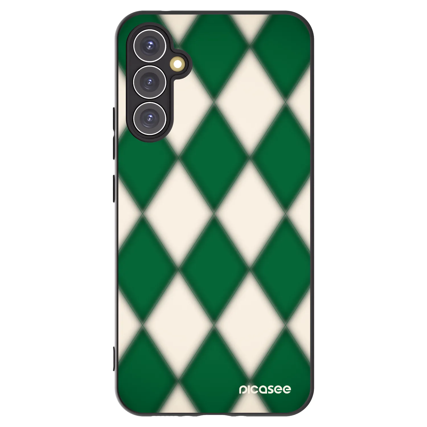Picasee fekete szilikon tok az alábbi mobiltelefonokra Samsung Galaxy A34 5G A346B - Emerald Diamond