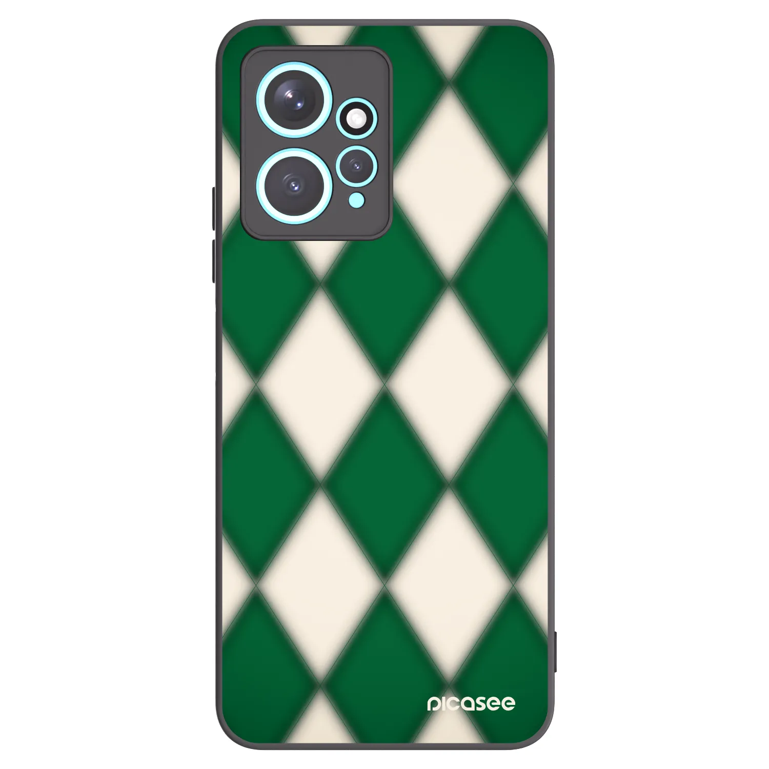 Picasee fekete szilikon tok az alábbi mobiltelefonokra Xiaomi Redmi Note 12 4G - Emerald Diamond