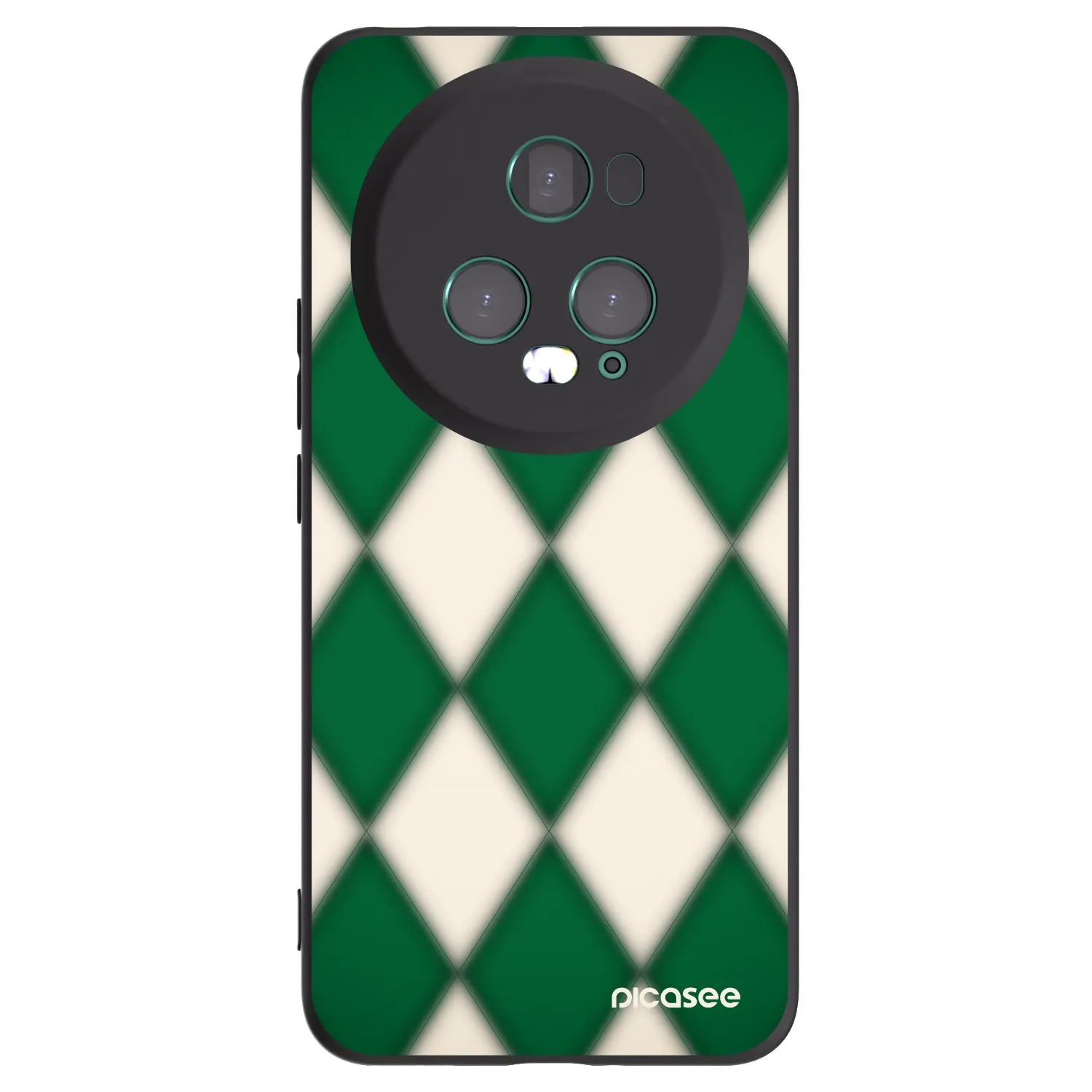 Picasee fekete szilikon tok az alábbi mobiltelefonokra Honor Magic5 Pro - Emerald Diamond