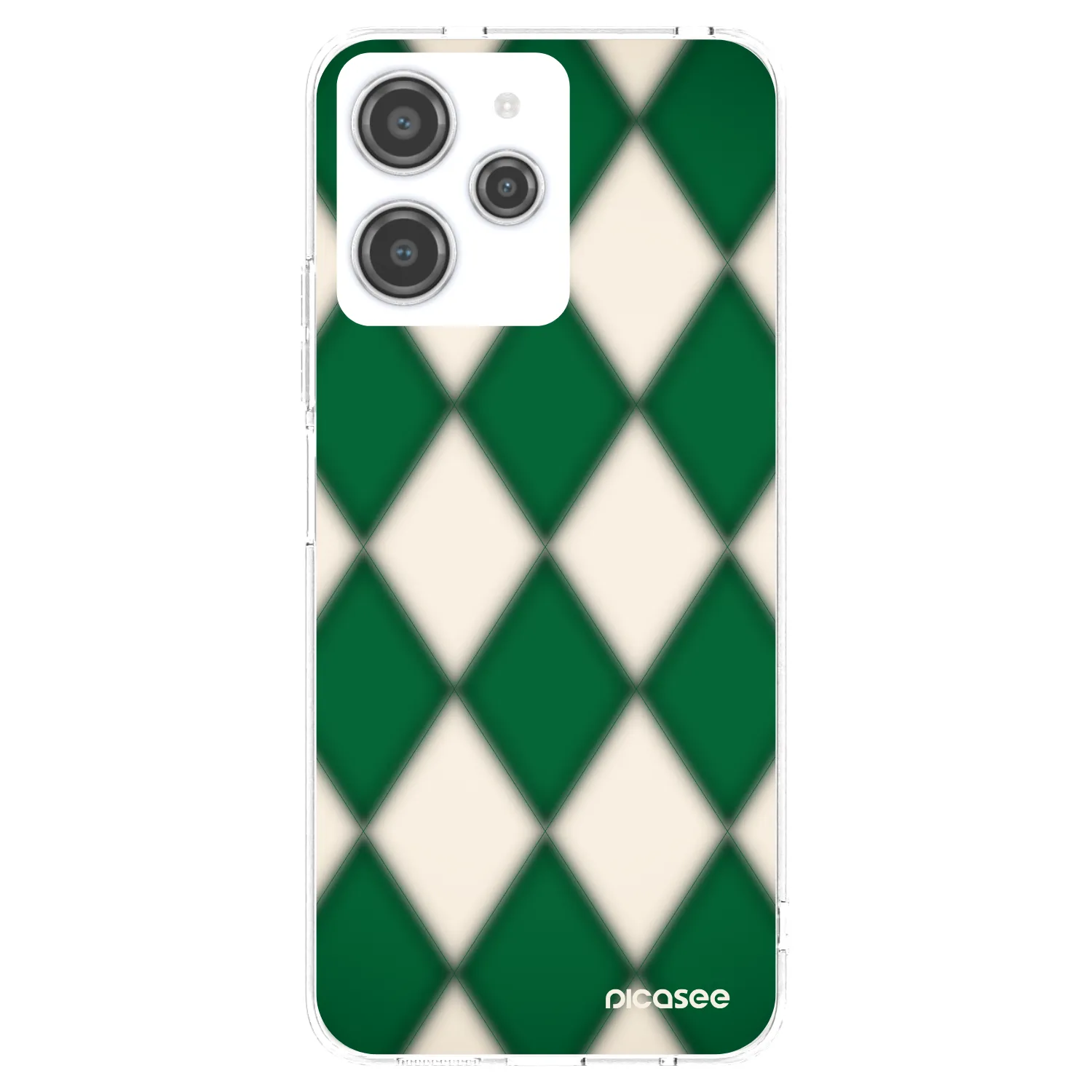 Picasee átlátszó szilikon tok az alábbi mobiltelefonokra Xiaomi Redmi 12 4G - Emerald Diamond