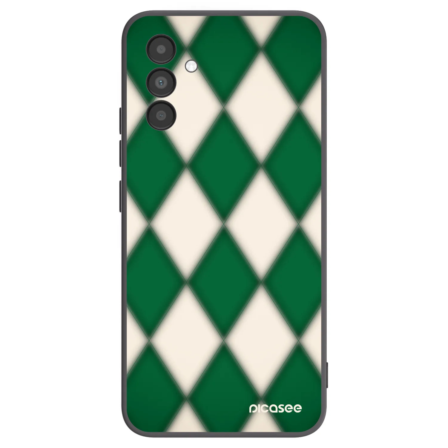 Picasee fekete szilikon tok az alábbi mobiltelefonokra Samsung Galaxy A04s A047F - Emerald Diamond