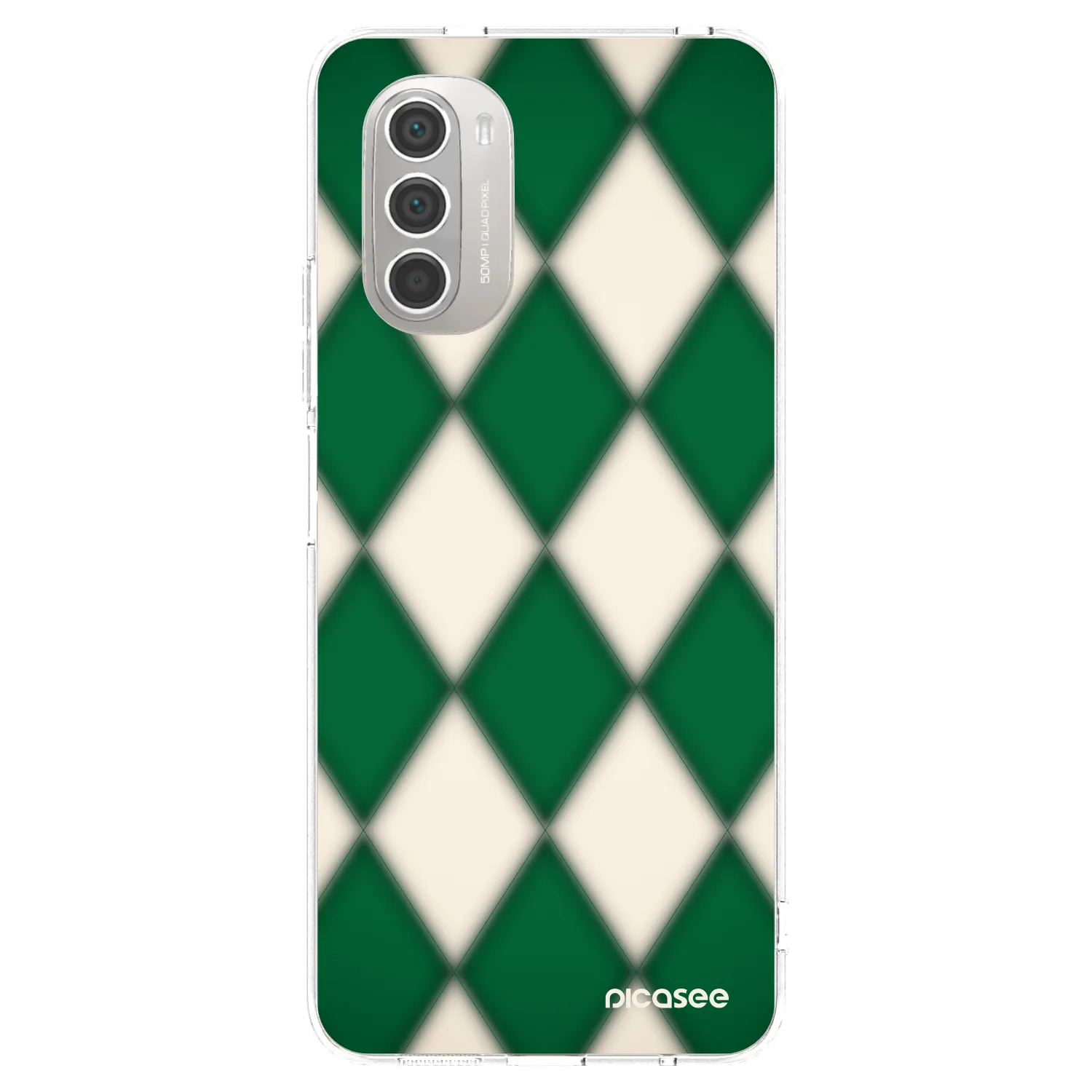 Picasee átlátszó szilikon tok az alábbi mobiltelefonokra Motorola Moto G51 - Emerald Diamond