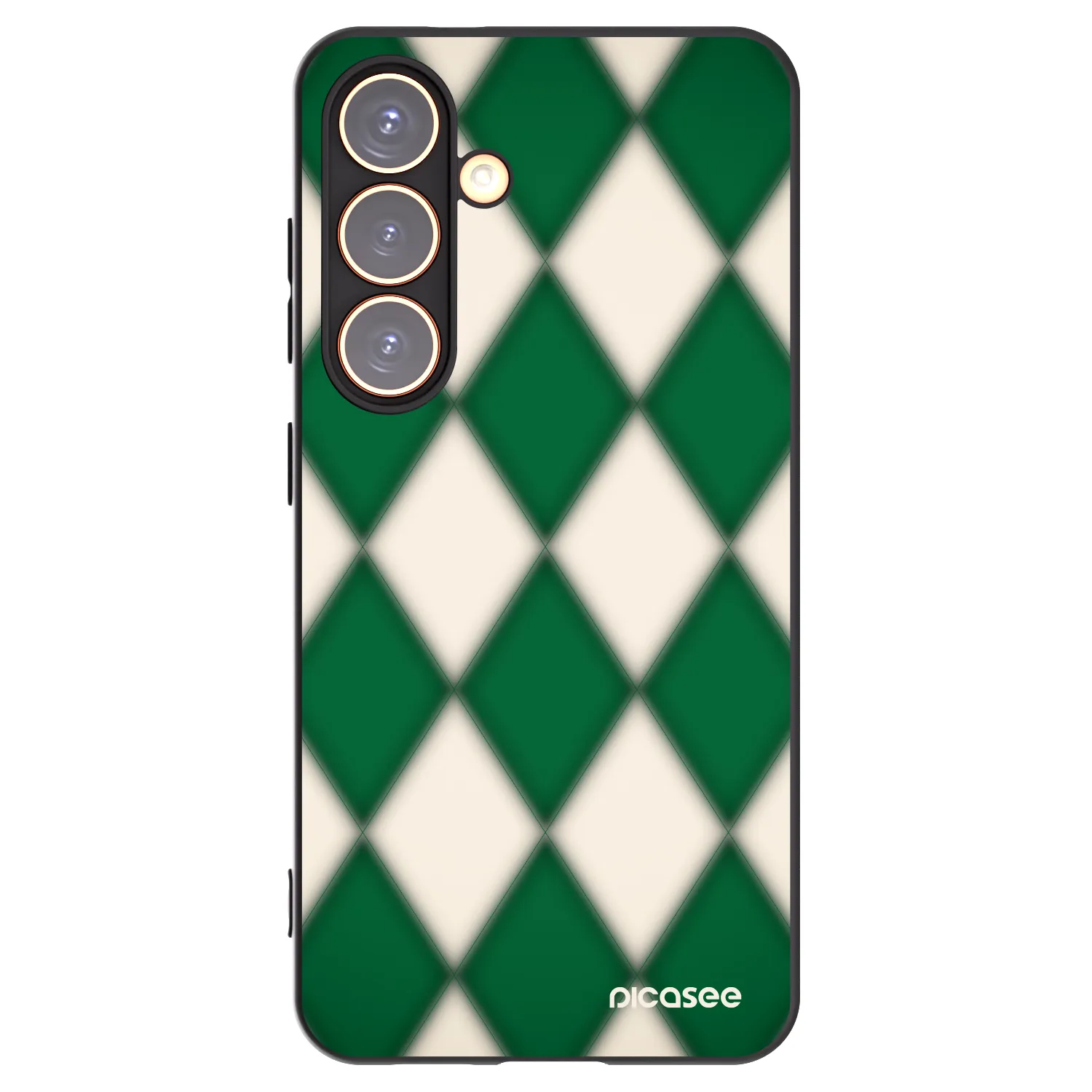Picasee fekete szilikon tok az alábbi mobiltelefonokra Samsung Galaxy S24 S921B 5G - Emerald Diamond