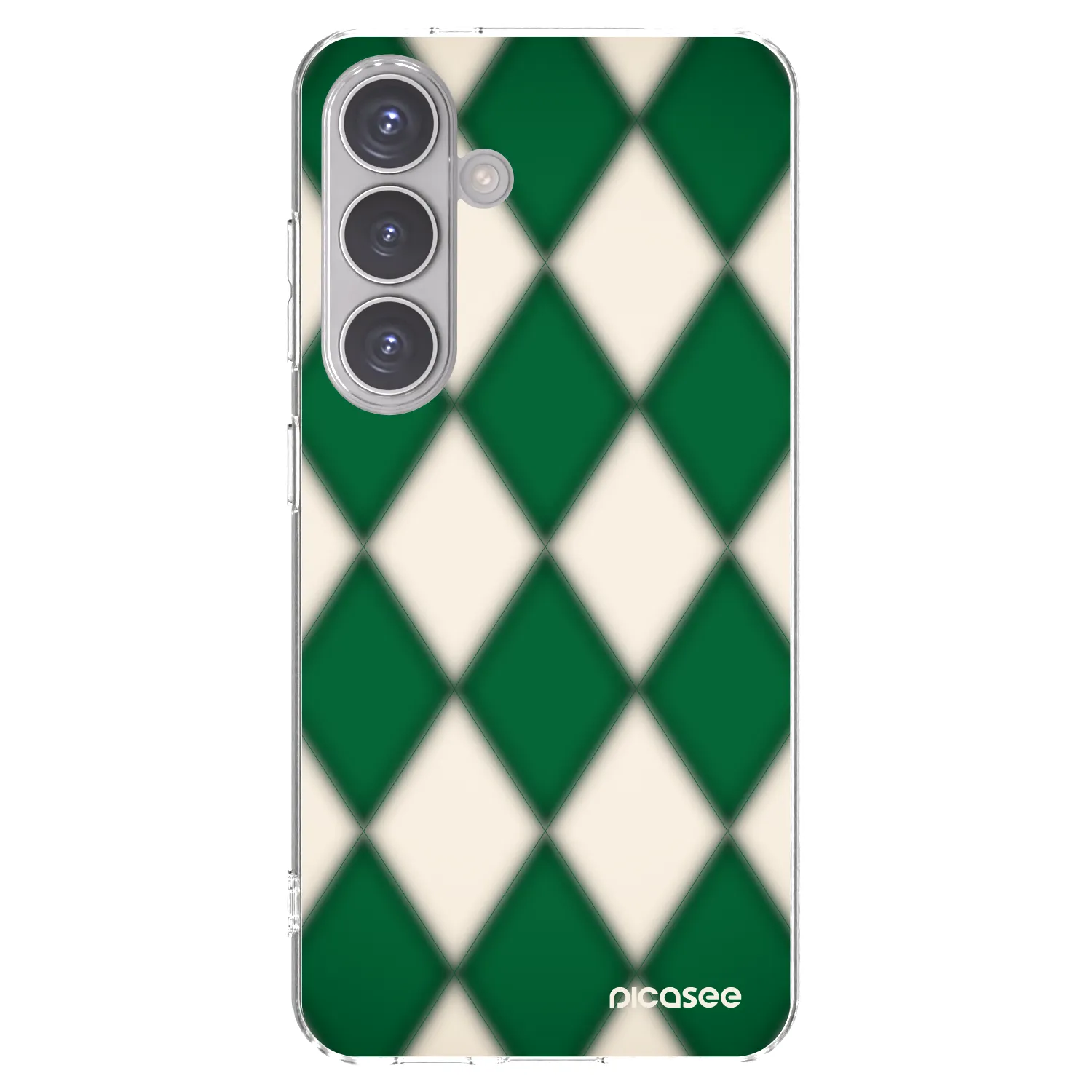 Picasee átlátszó szilikon tok az alábbi mobiltelefonokra Samsung Galaxy S24 S921B 5G - Emerald Diamond