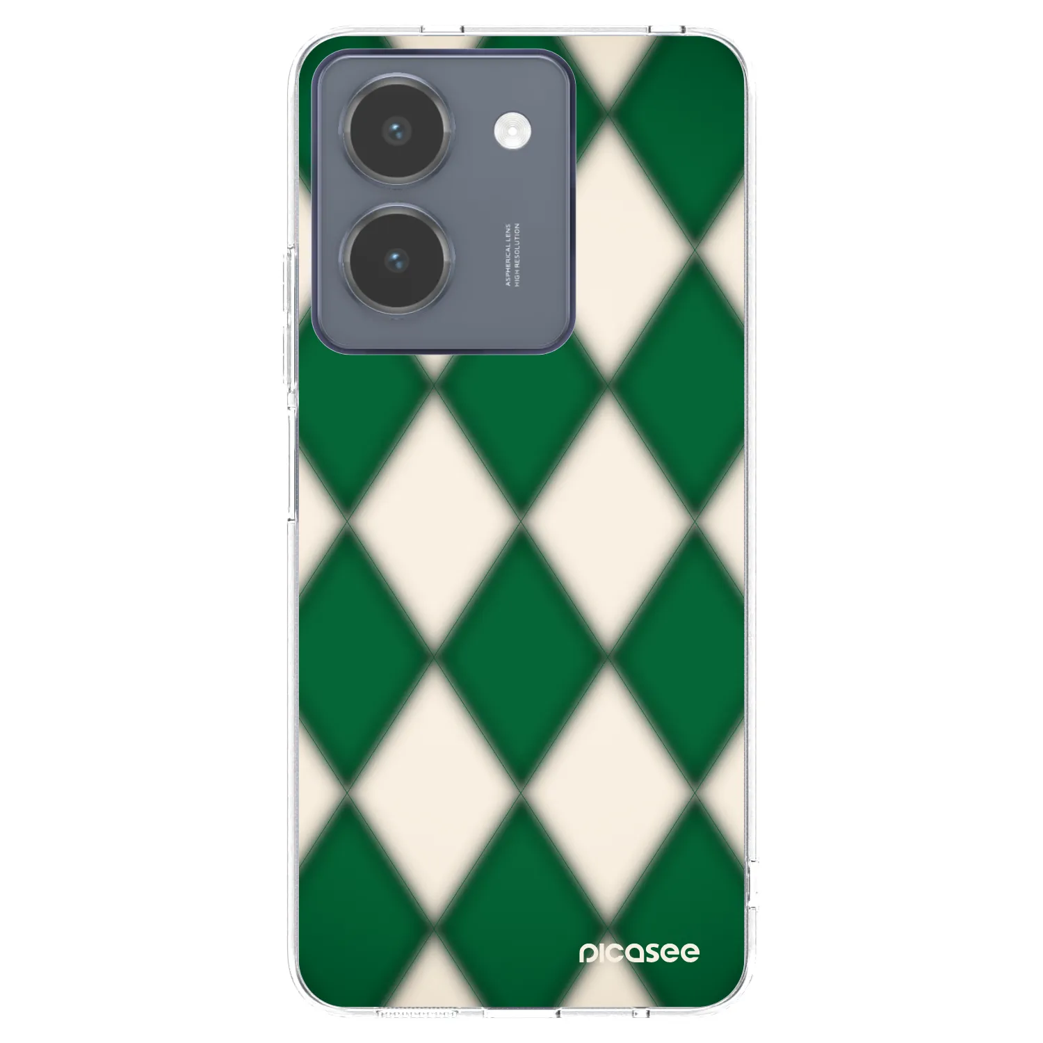 Picasee átlátszó szilikon tok az alábbi mobiltelefonokra Vivo Y36 4G - Emerald Diamond
