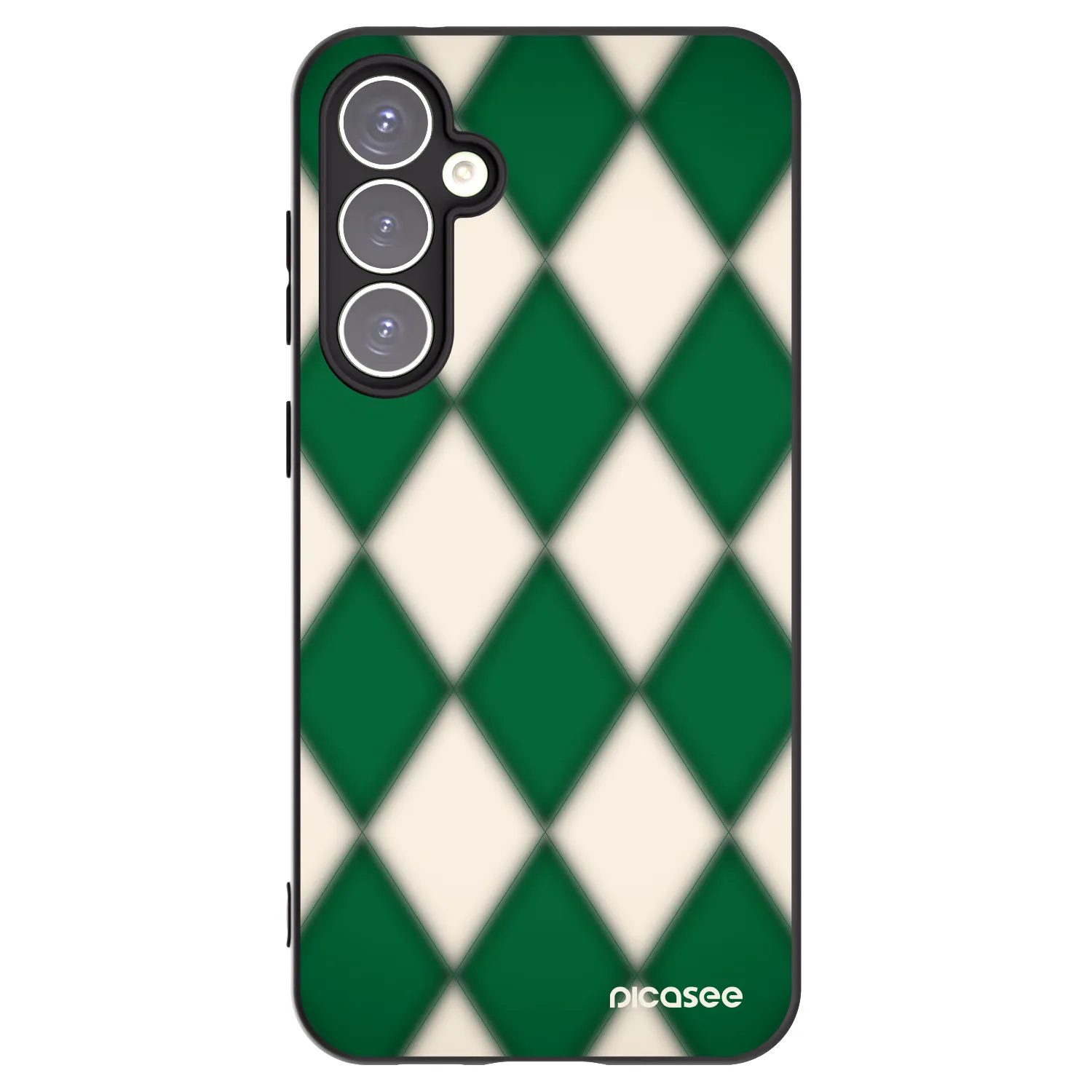 Picasee fekete szilikon tok az alábbi mobiltelefonokra Samsung Galaxy S23 FE S711B - Emerald Diamond