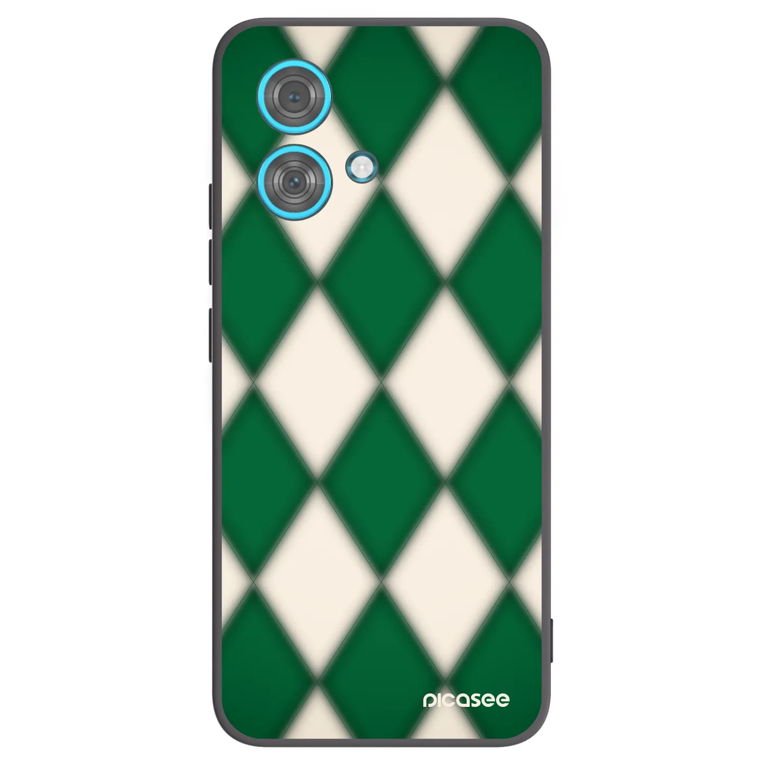 Picasee fekete szilikon tok az alábbi mobiltelefonokra Motorola Edge 40 Neo - Emerald Diamond