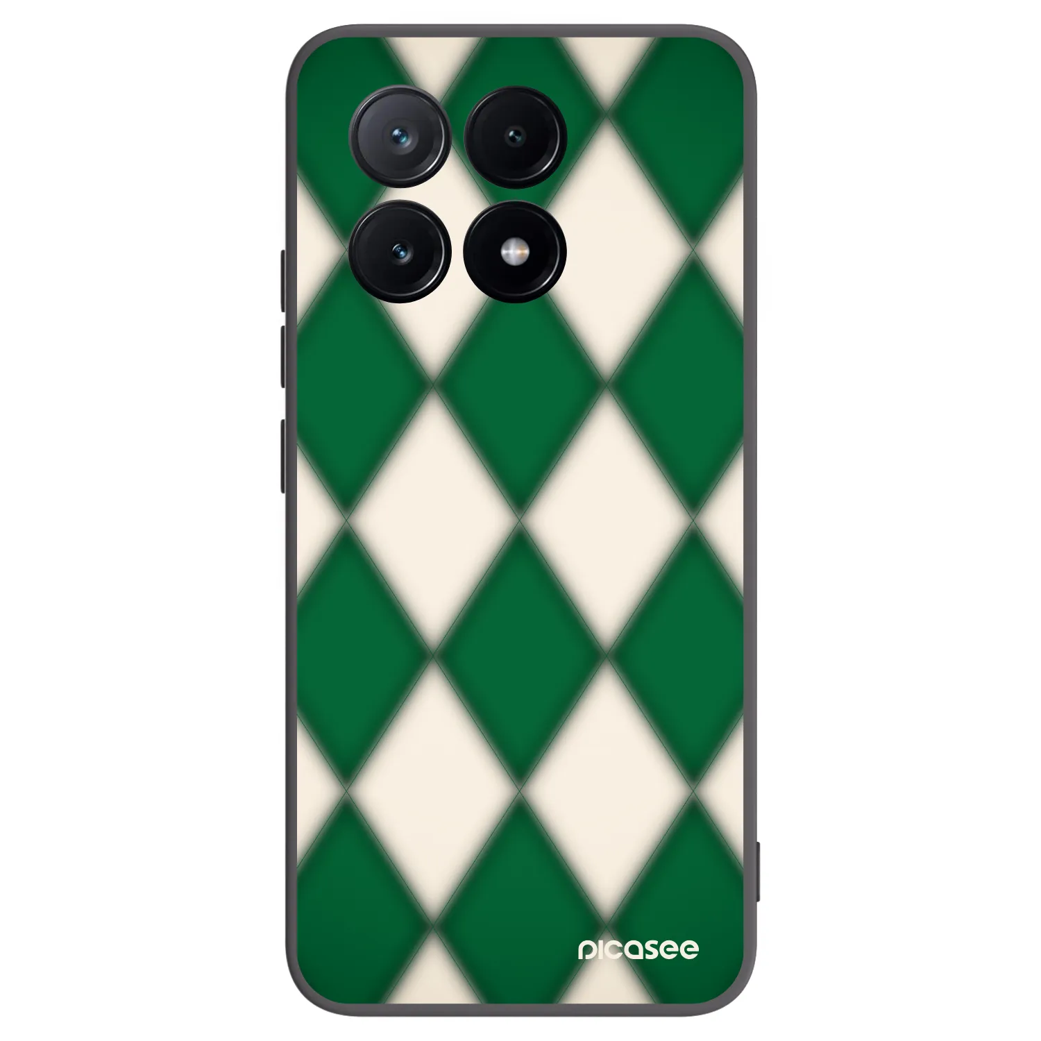 Picasee fekete szilikon tok az alábbi mobiltelefonokra Xiaomi Poco X6 Pro - Emerald Diamond