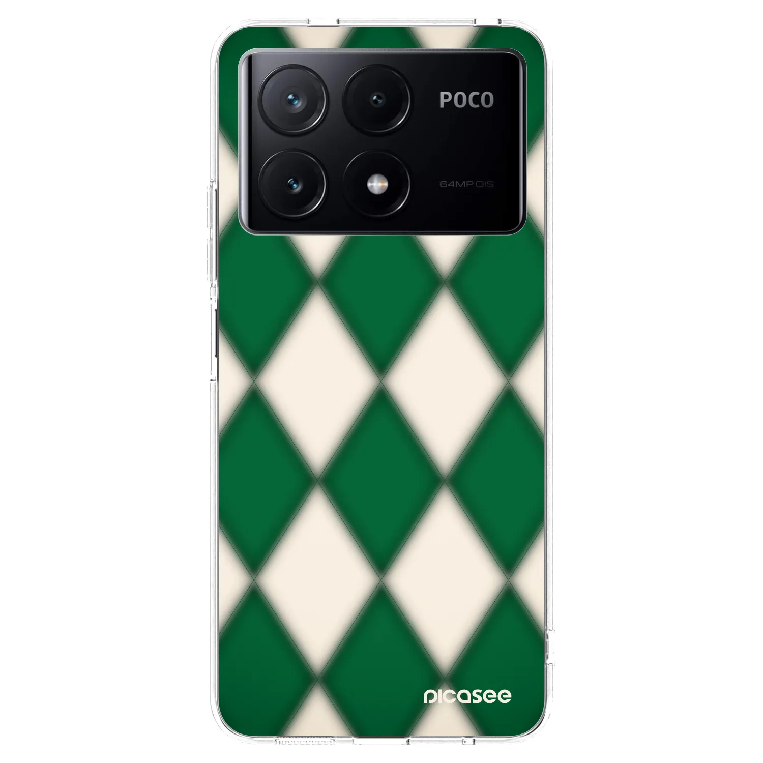 Picasee átlátszó szilikon tok az alábbi mobiltelefonokra Xiaomi Poco X6 Pro - Emerald Diamond