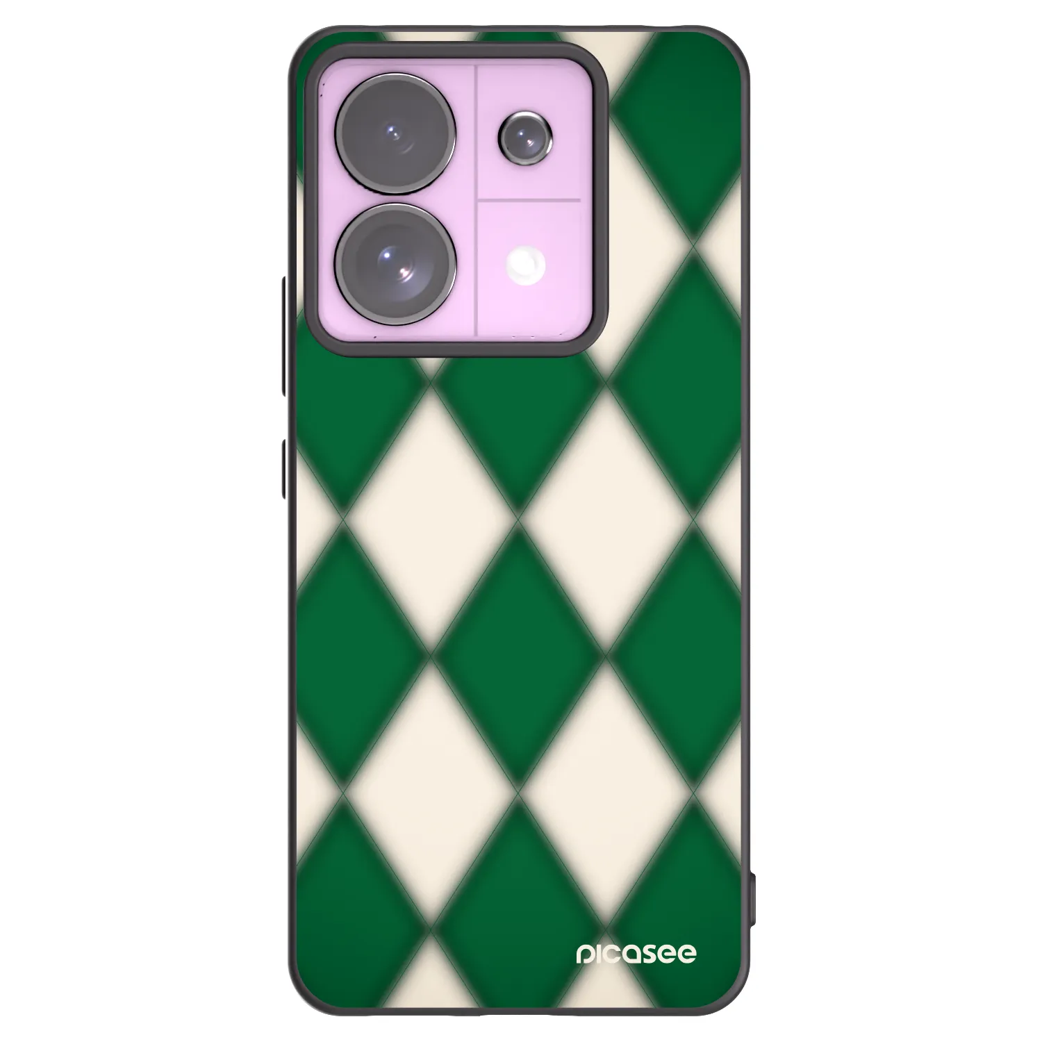 Picasee fekete szilikon tok az alábbi mobiltelefonokra Xiaomi Redmi Note 13 Pro 5G - Emerald Diamond