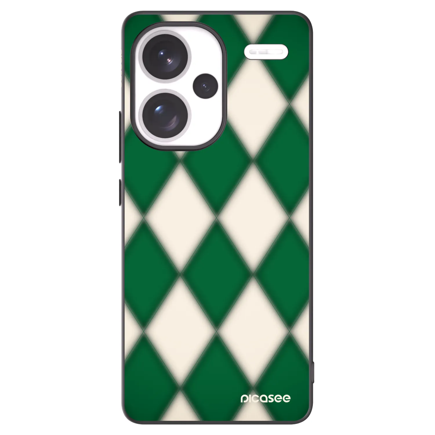 Picasee fekete szilikon tok az alábbi mobiltelefonokra Xiaomi Redmi Note 13 Pro+ 5G - Emerald Diamond