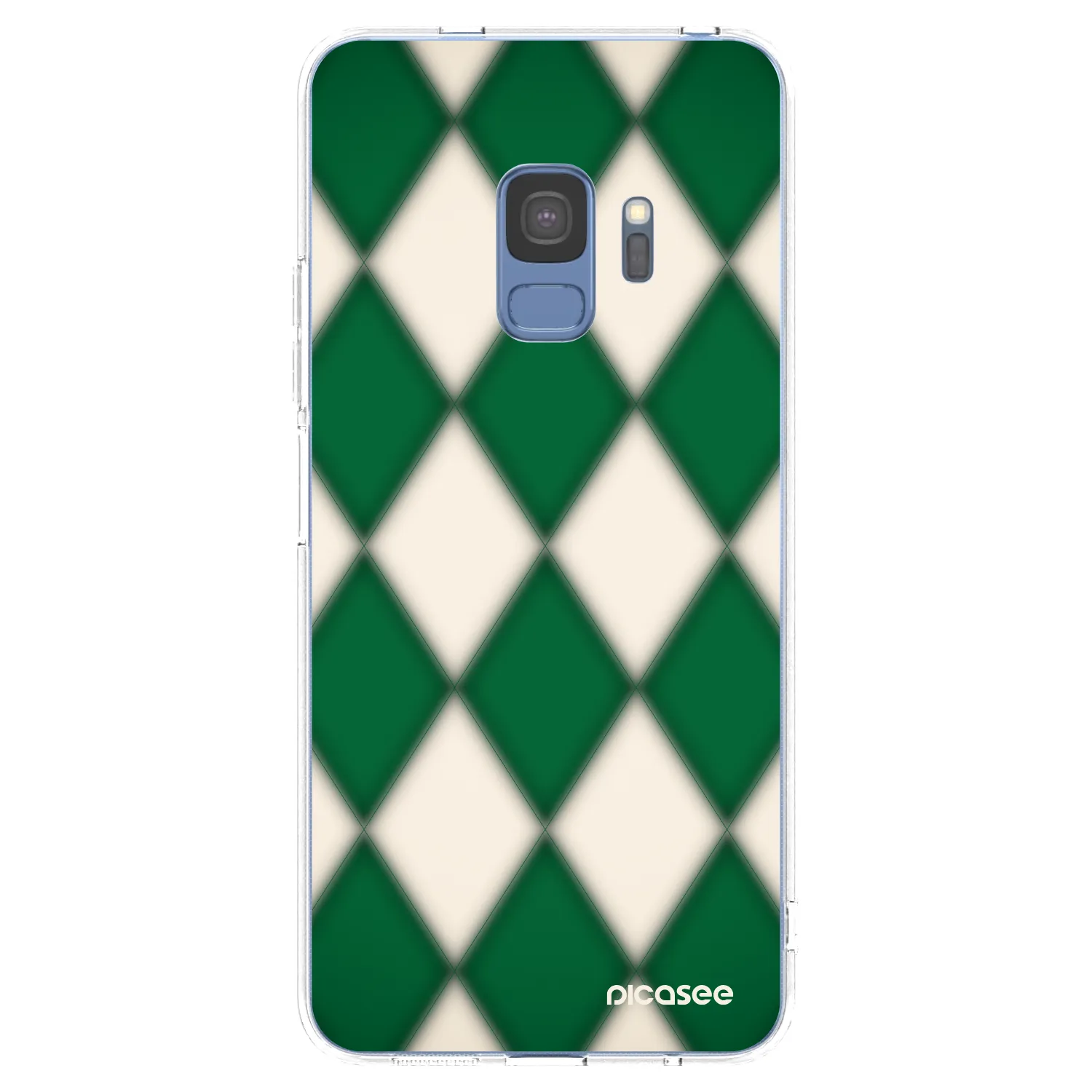 Picasee átlátszó szilikon tok az alábbi mobiltelefonokra Samsung Galaxy S9 G960F - Emerald Diamond