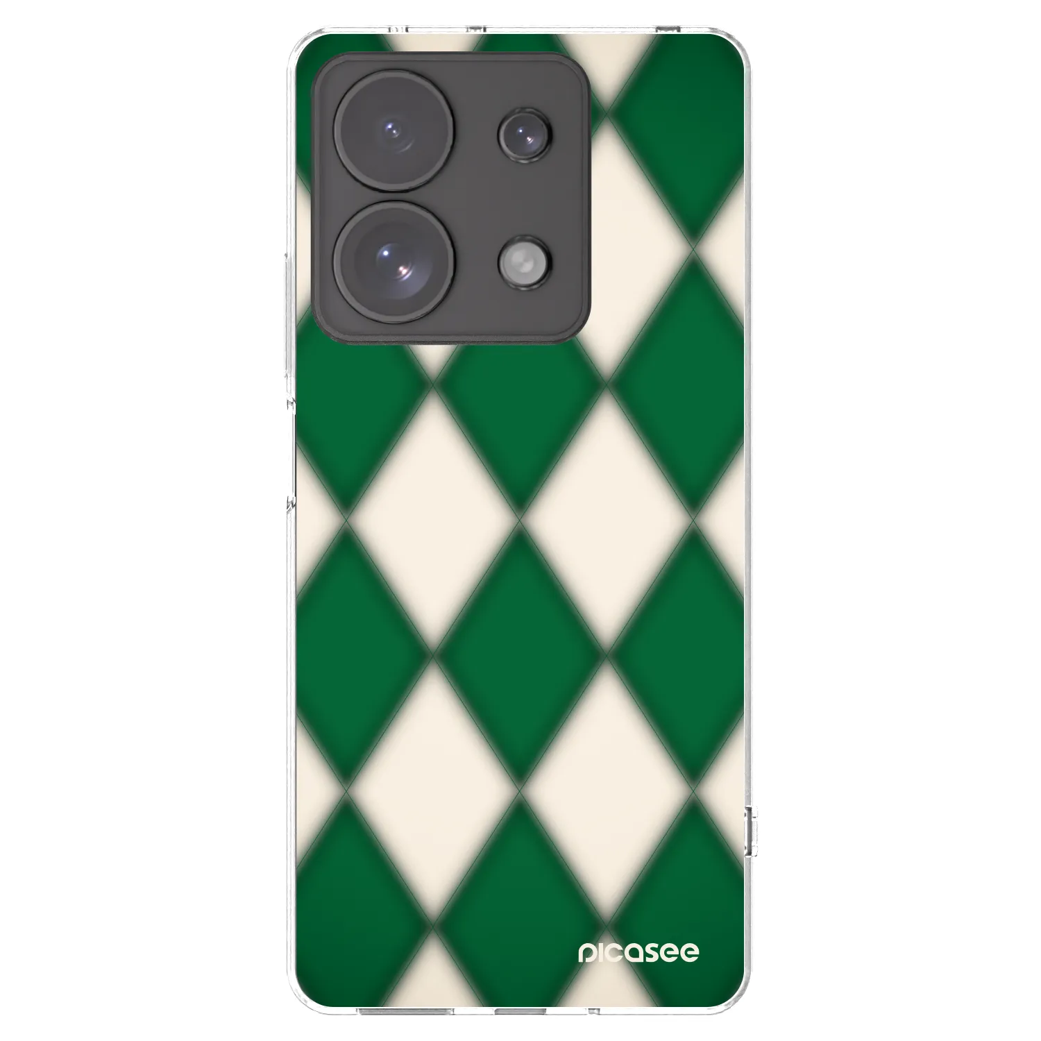 Picasee átlátszó szilikon tok az alábbi mobiltelefonokra Xiaomi Redmi Note 13 Pro 4G - Emerald Diamond