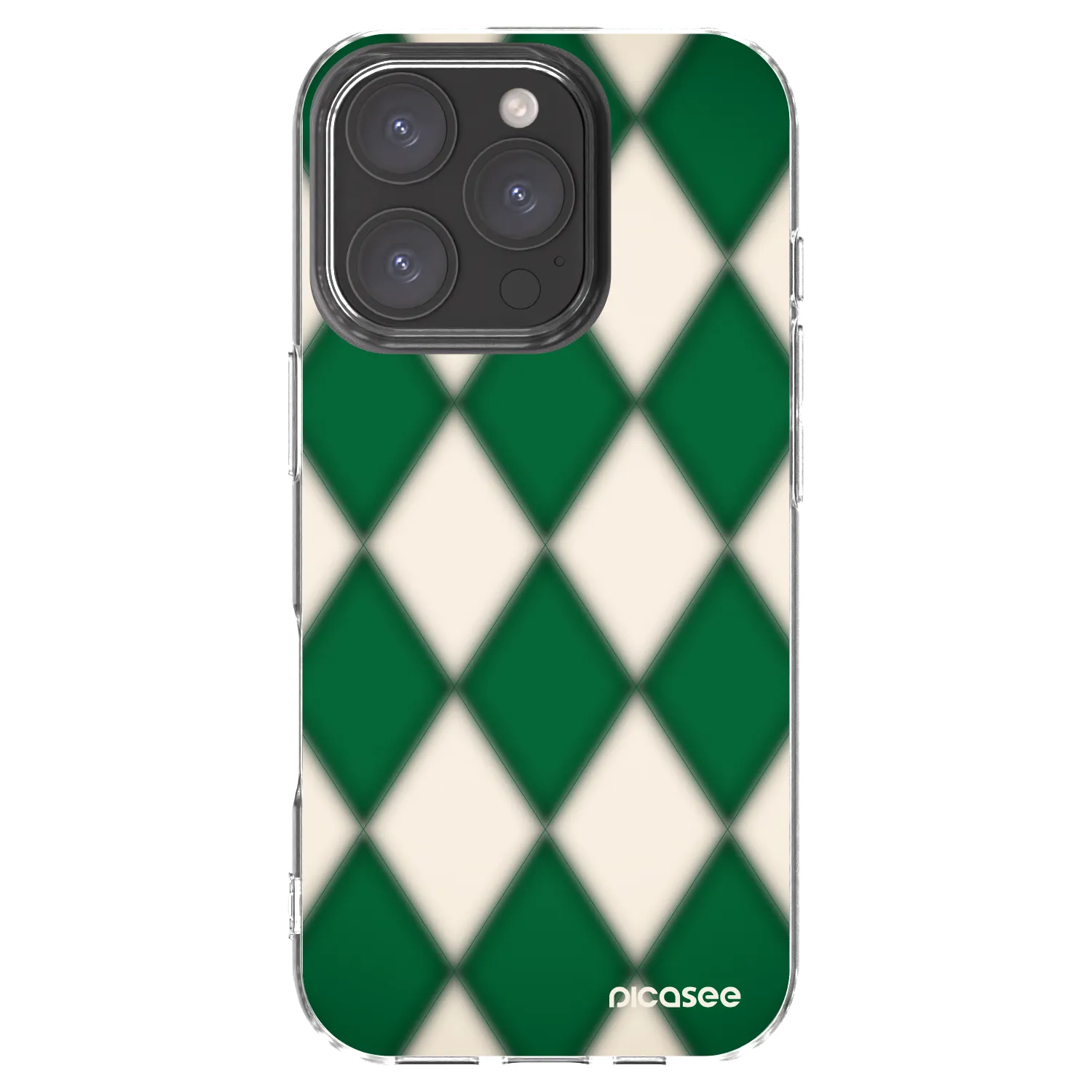Picasee átlátszó szilikon tok az alábbi mobiltelefonokra Apple iPhone 16 Pro - Emerald Diamond