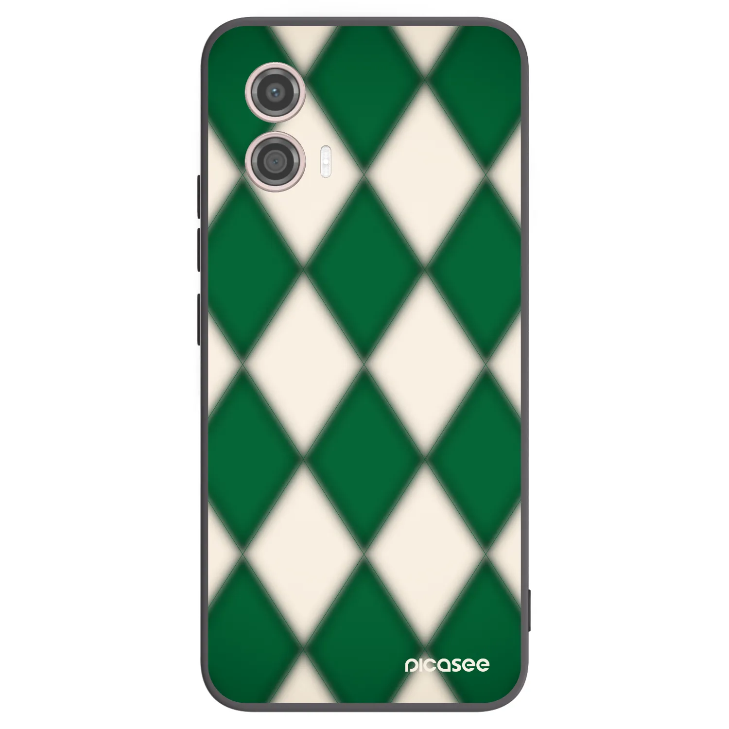 Picasee fekete szilikon tok az alábbi mobiltelefonokra Motorola Moto G53 5G - Emerald Diamond