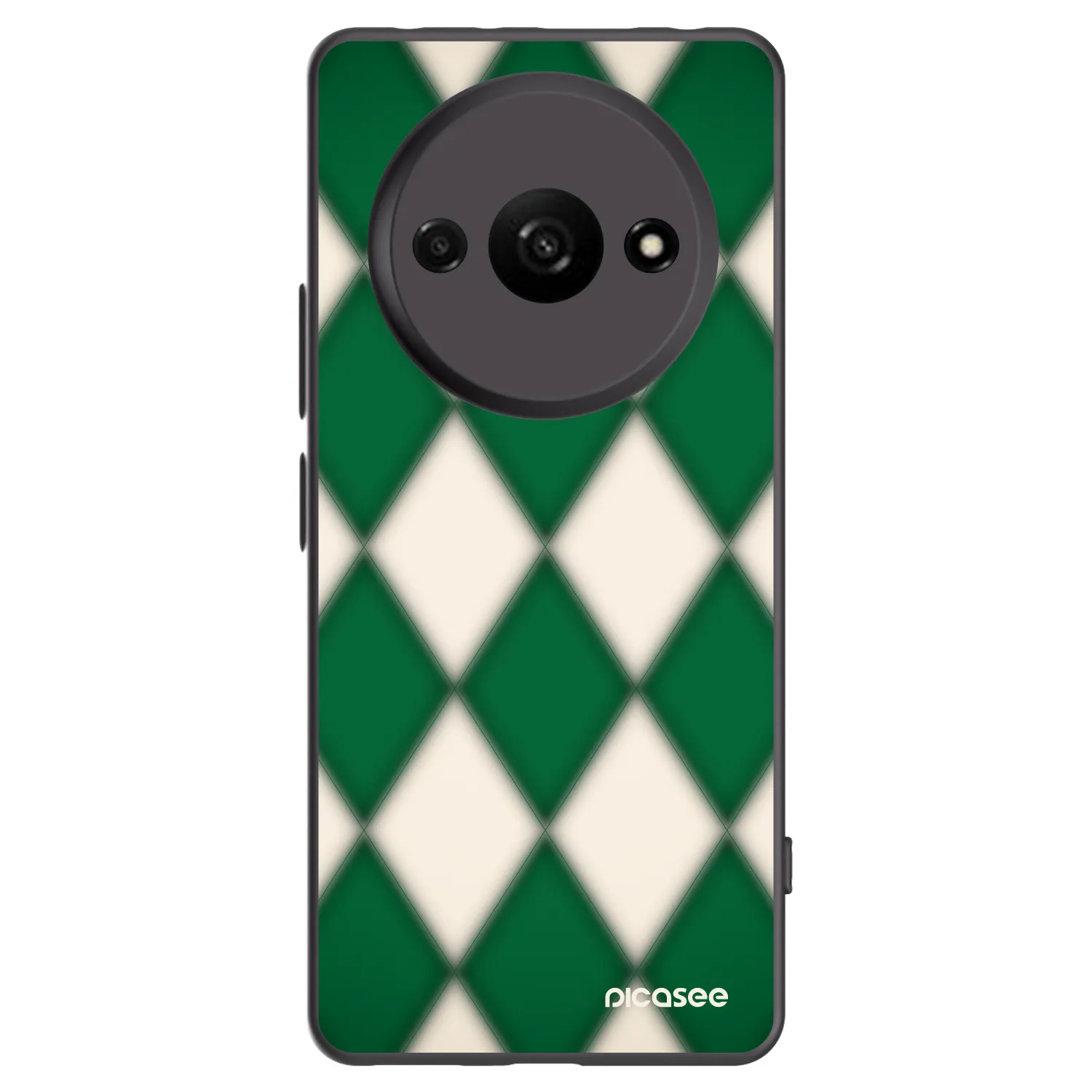 Picasee fekete szilikon tok az alábbi mobiltelefonokra Xiaomi Redmi A3 - Emerald Diamond